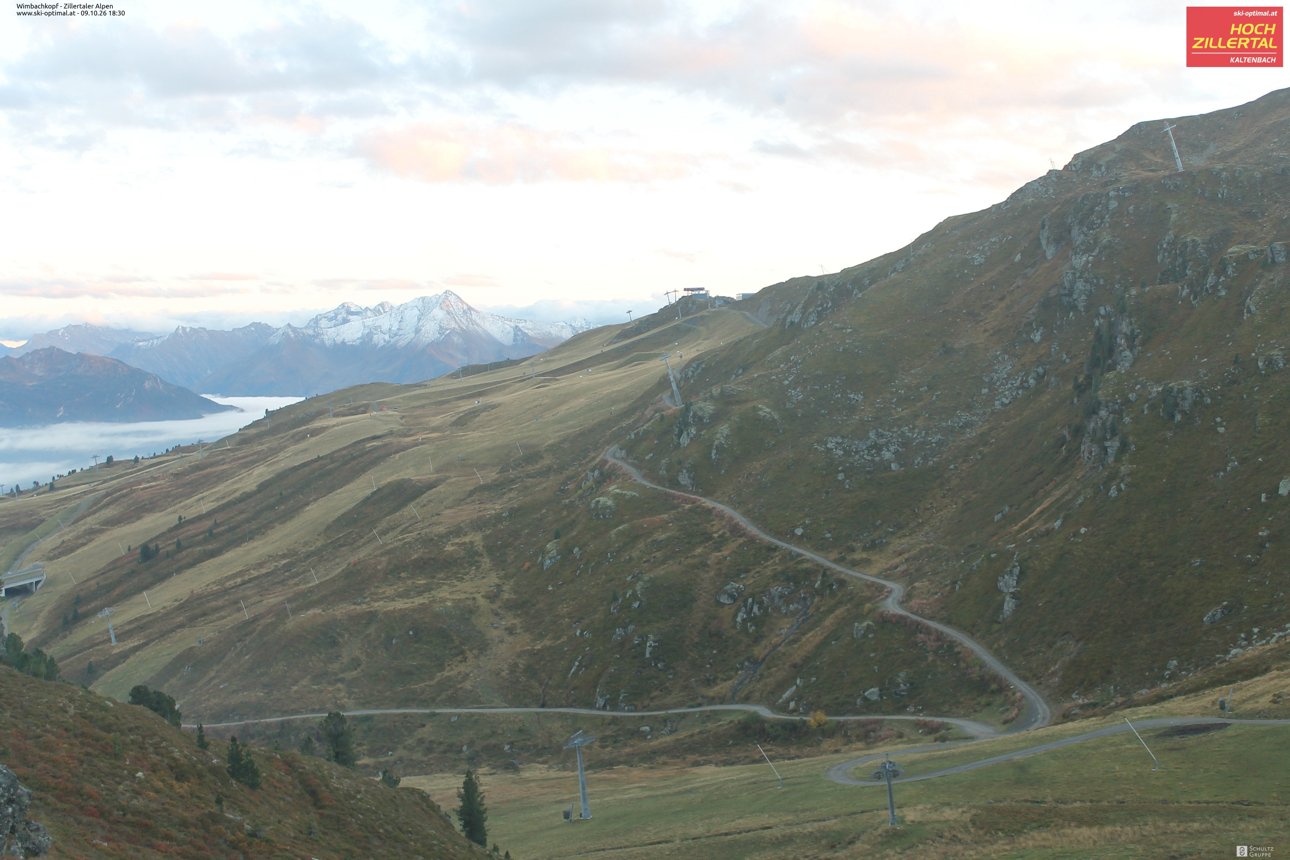 Archiv Foto Webcam Mountain View Restaurant in Hochzillertal