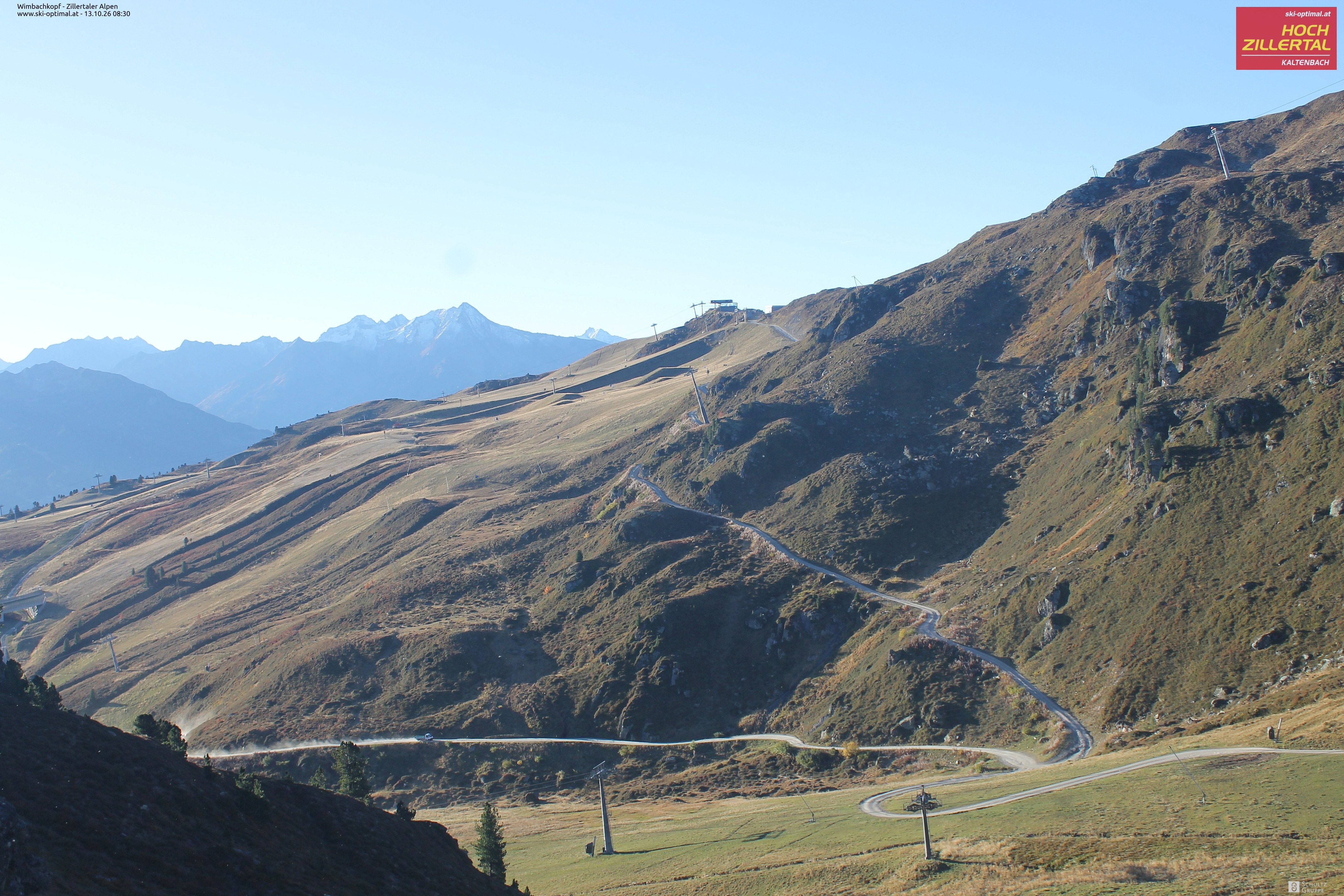 Archived image Webcam Hochzillertal: Mountain View Restaurant