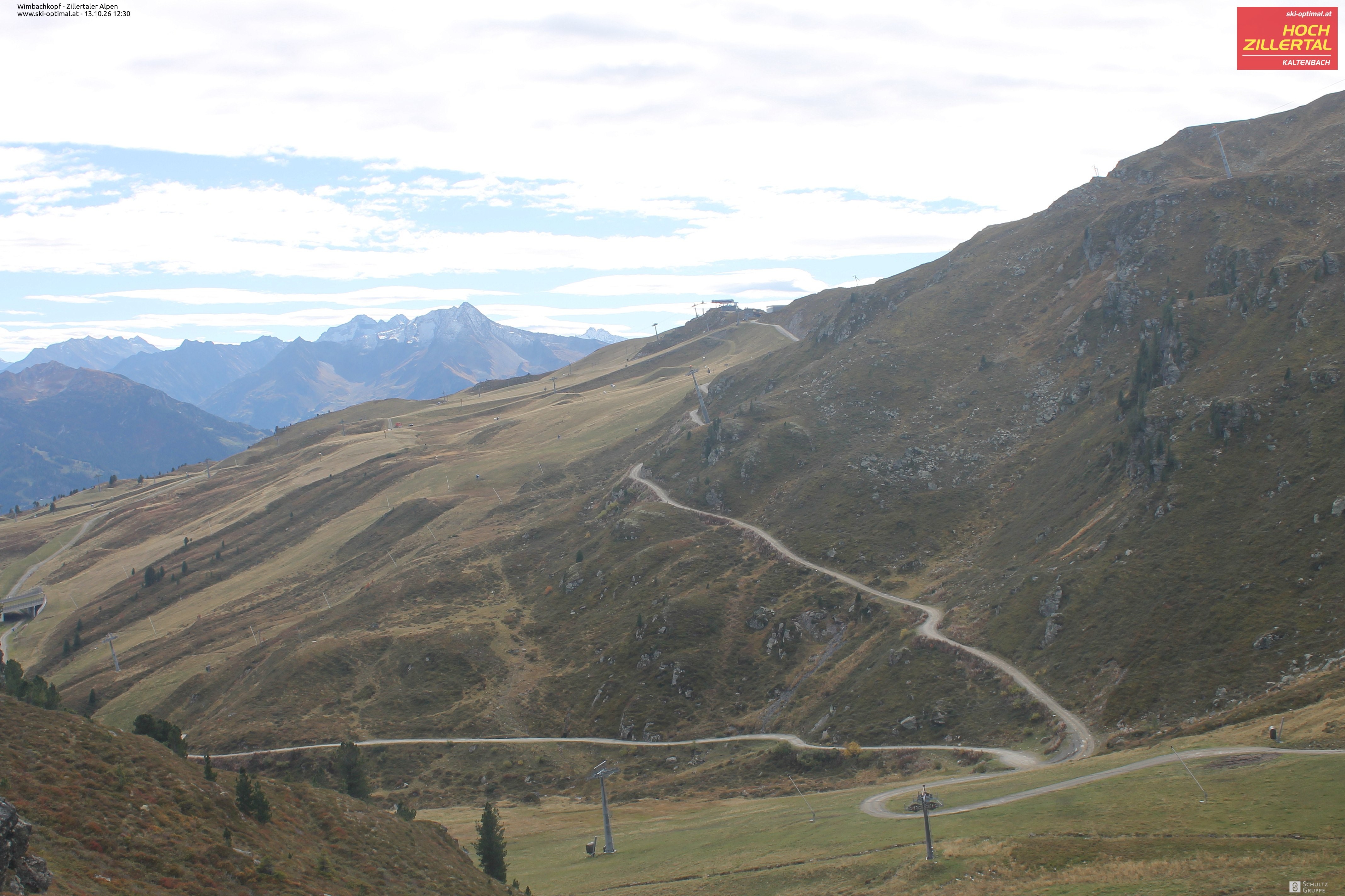 Archived image Webcam Hochzillertal: Mountain View Restaurant