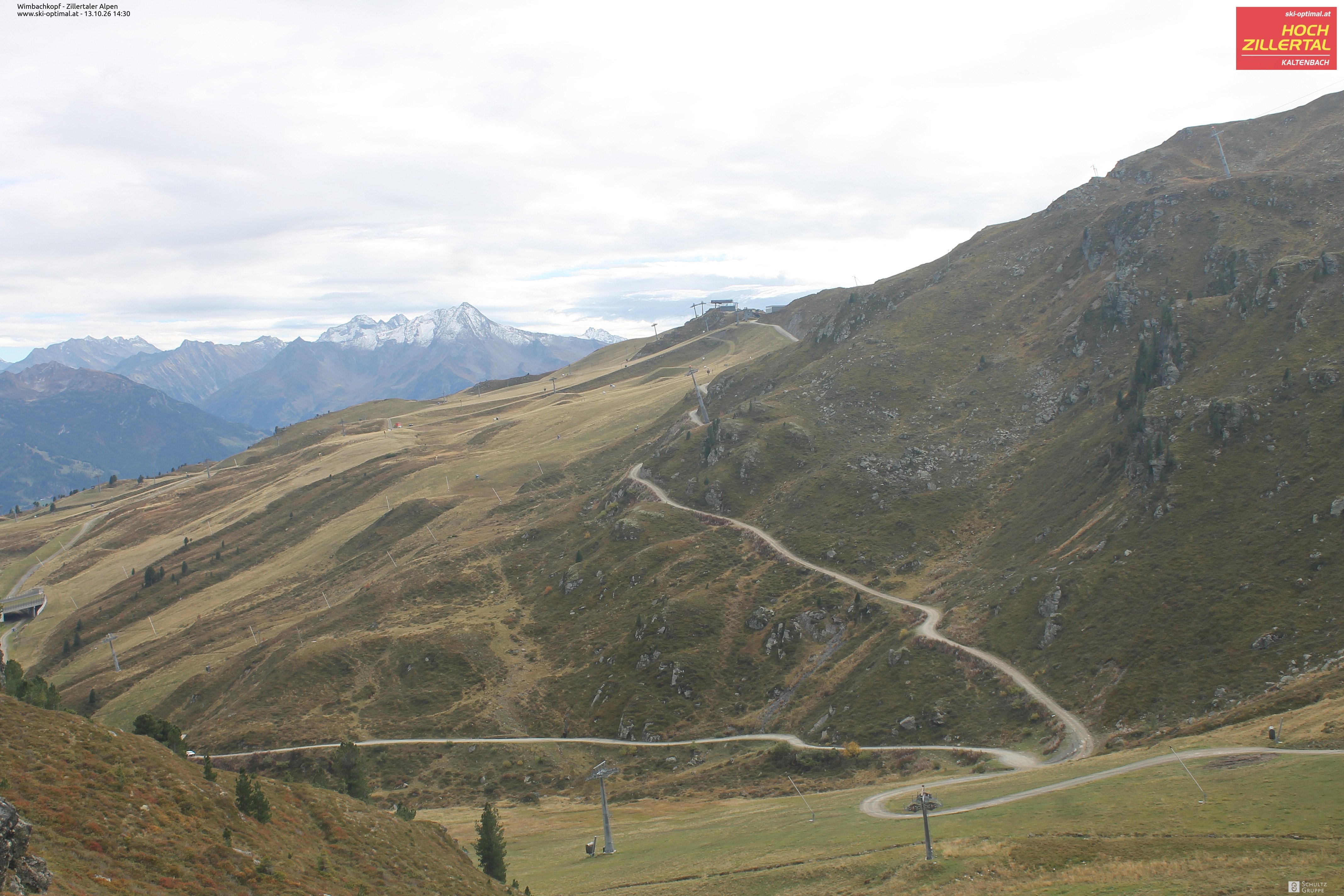 Archived image Webcam Hochzillertal: Mountain View Restaurant