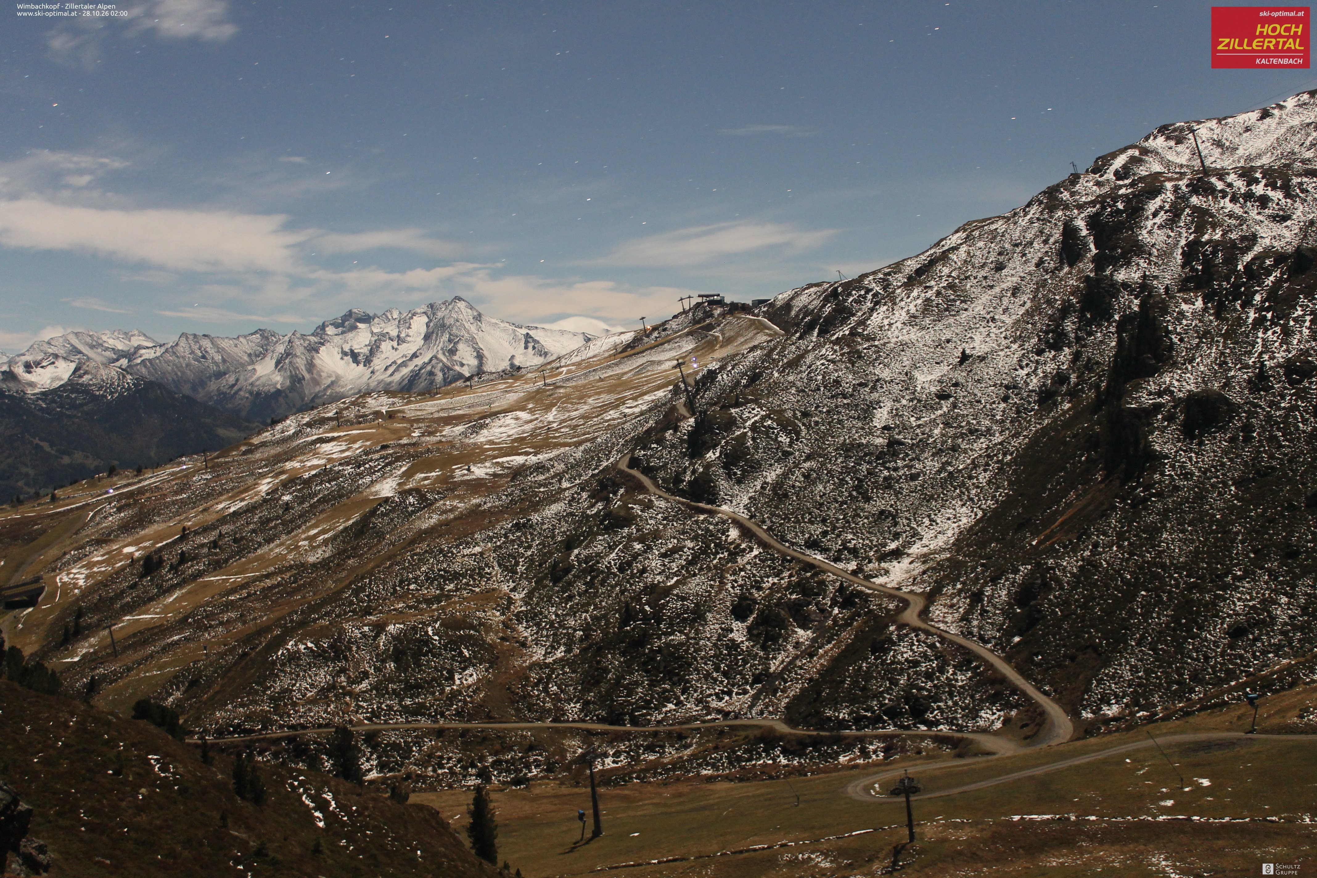 Archived image Webcam Hochzillertal: Mountain View Restaurant