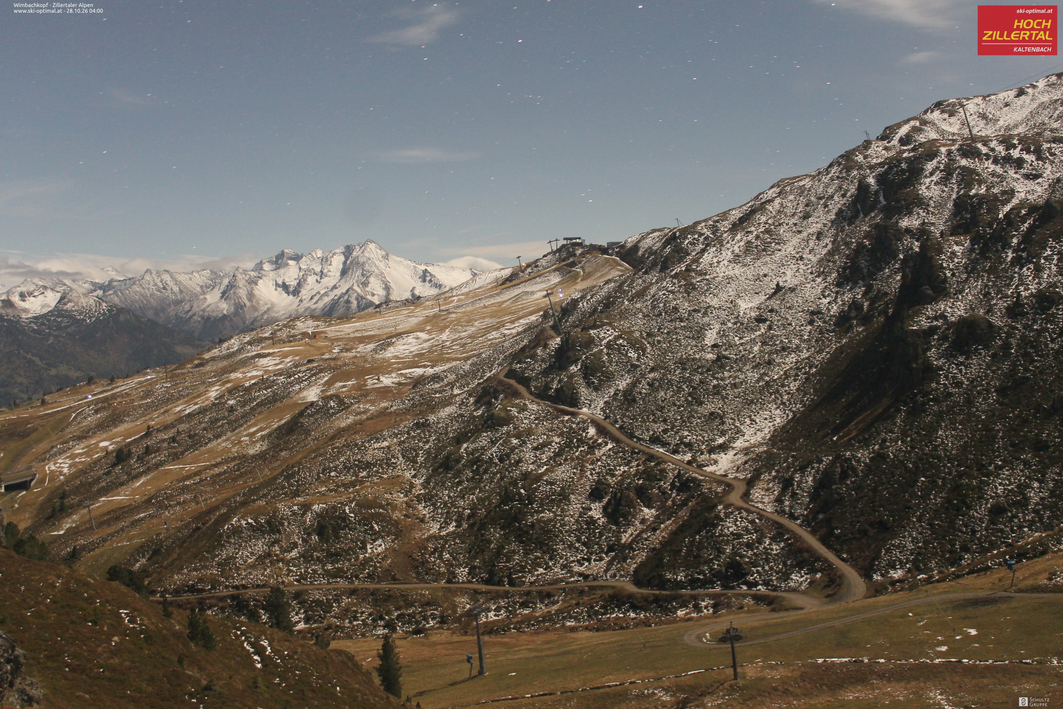 Archived image Webcam Hochzillertal: Mountain View Restaurant