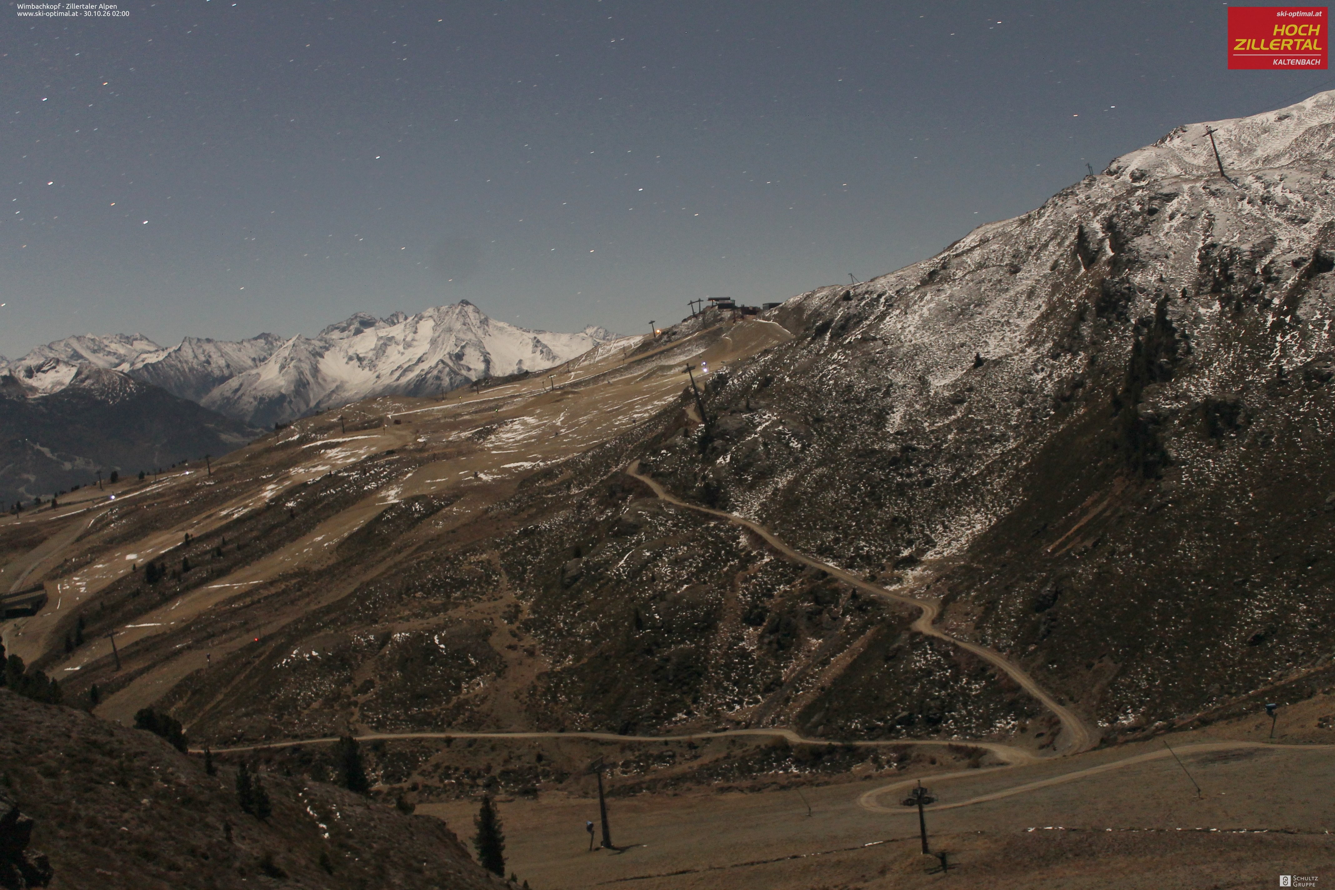 Archived image Webcam Hochzillertal: Mountain View Restaurant