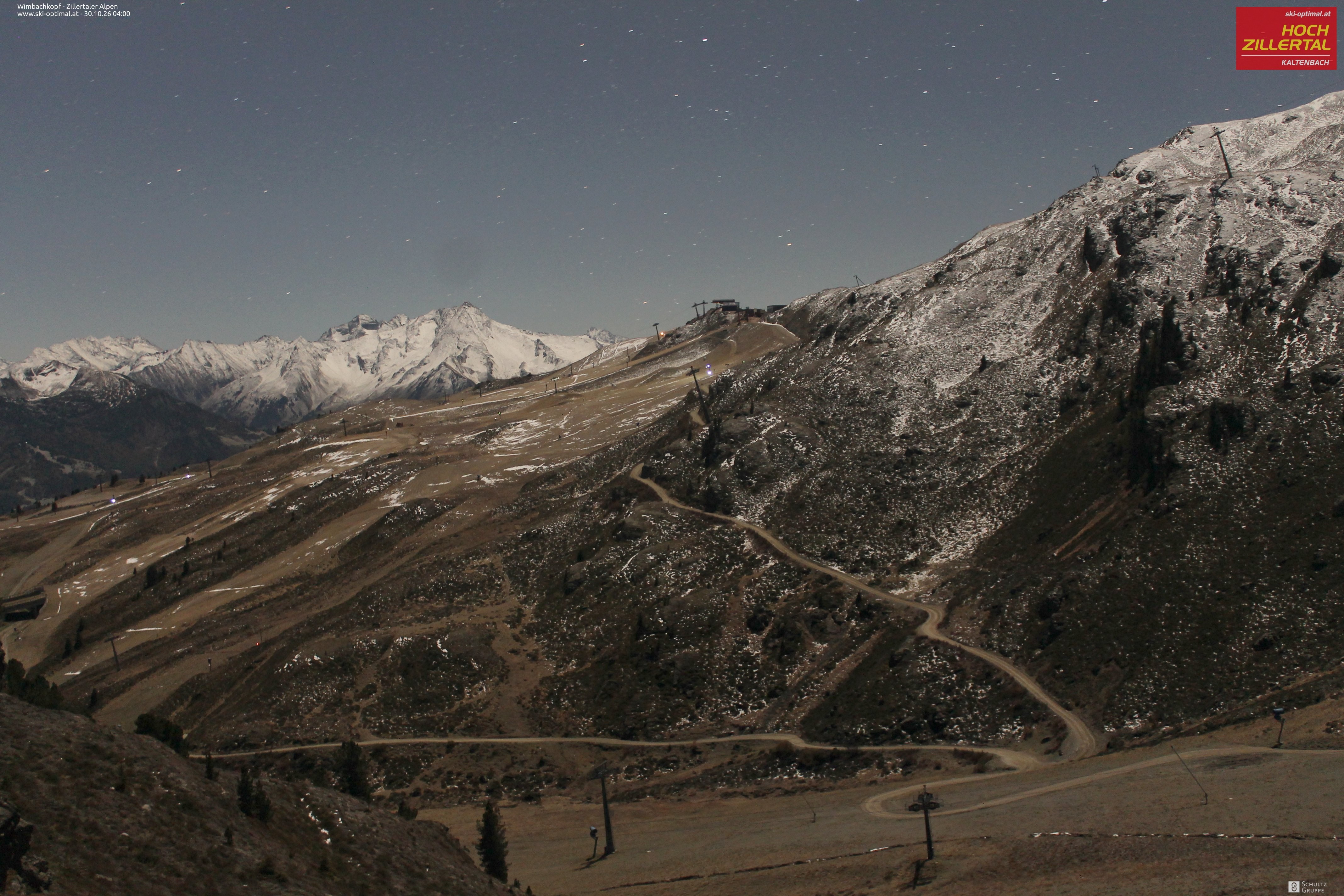 Archived image Webcam Hochzillertal: Mountain View Restaurant
