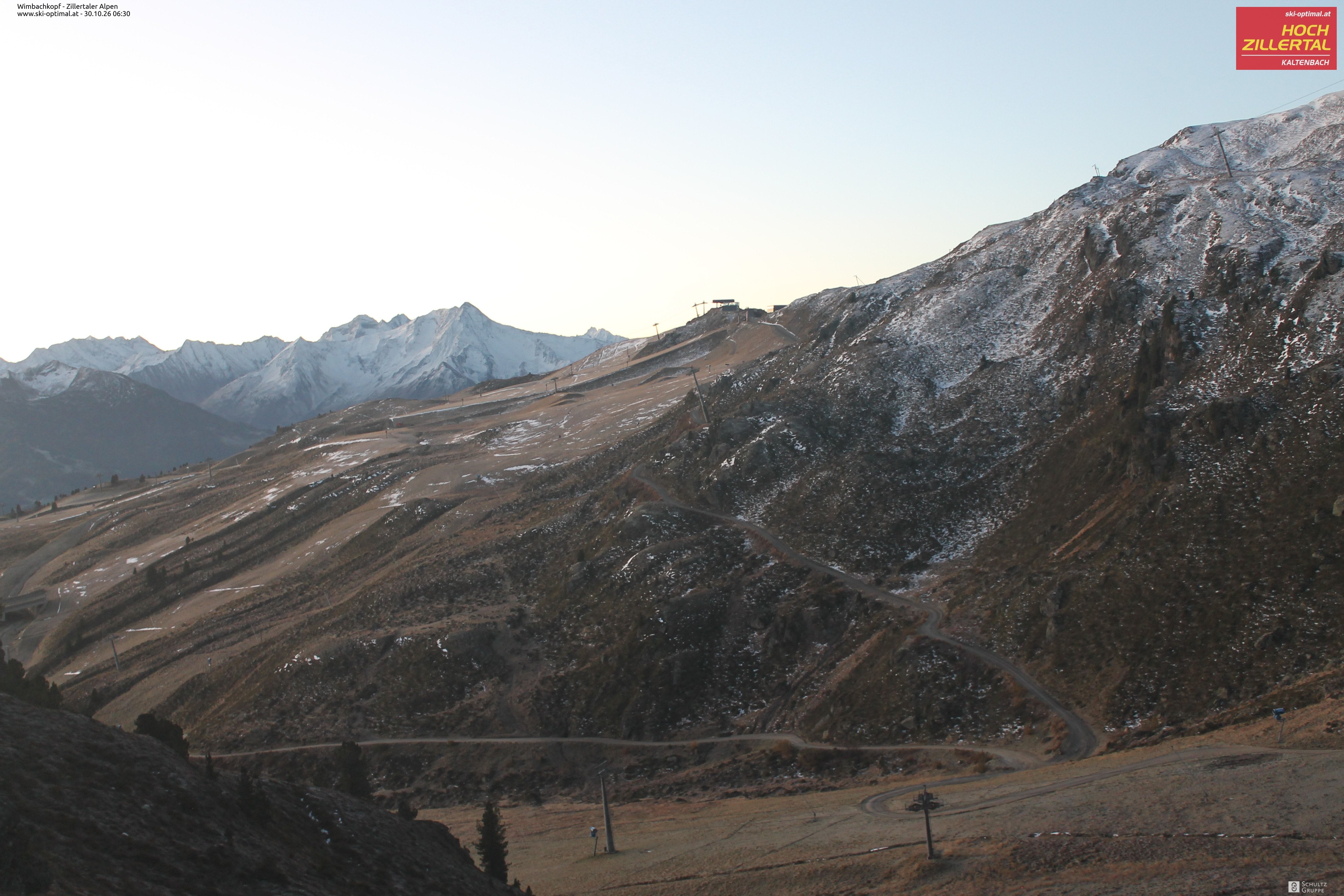 Archived image Webcam Hochzillertal: Mountain View Restaurant