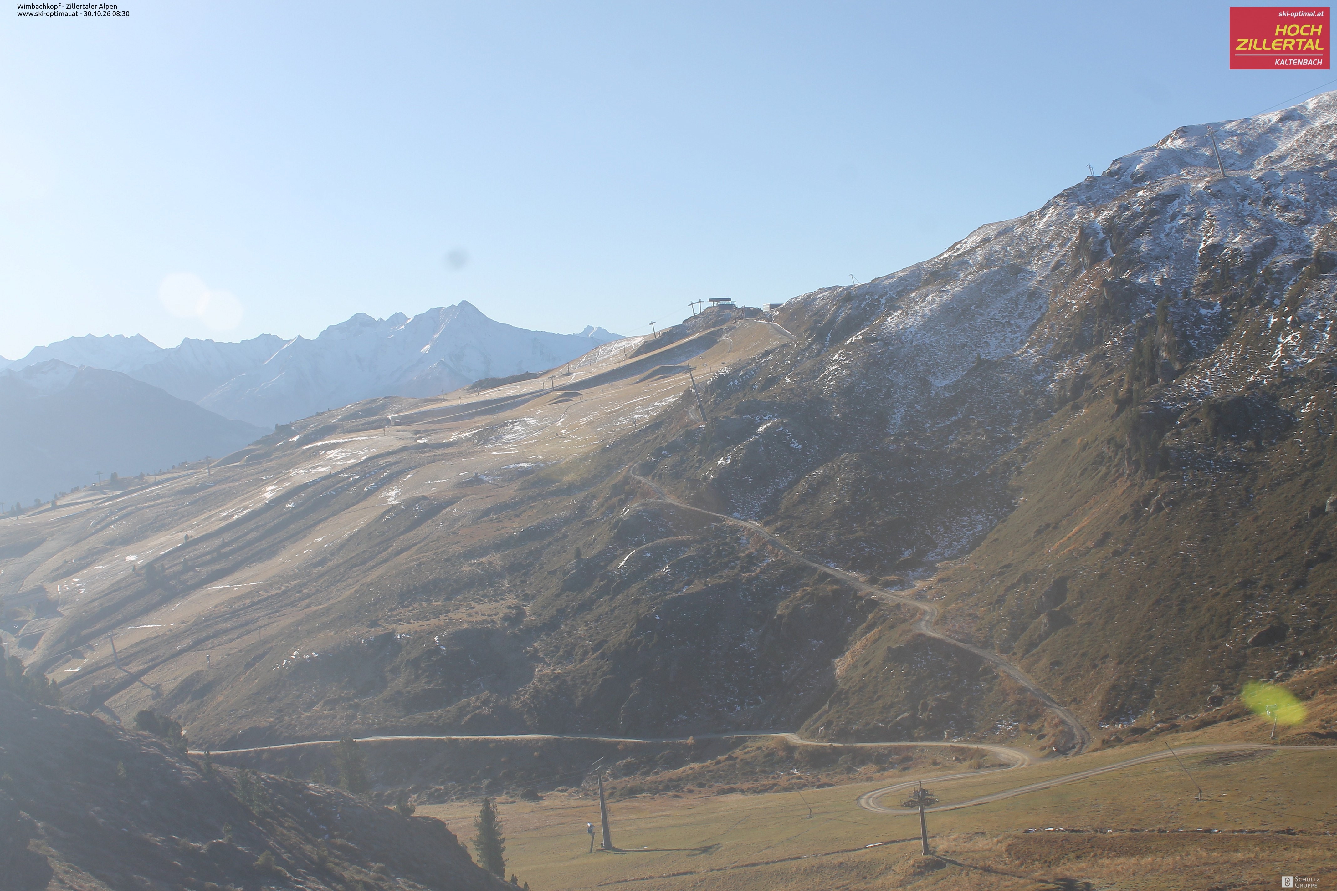 Archived image Webcam Hochzillertal: Mountain View Restaurant