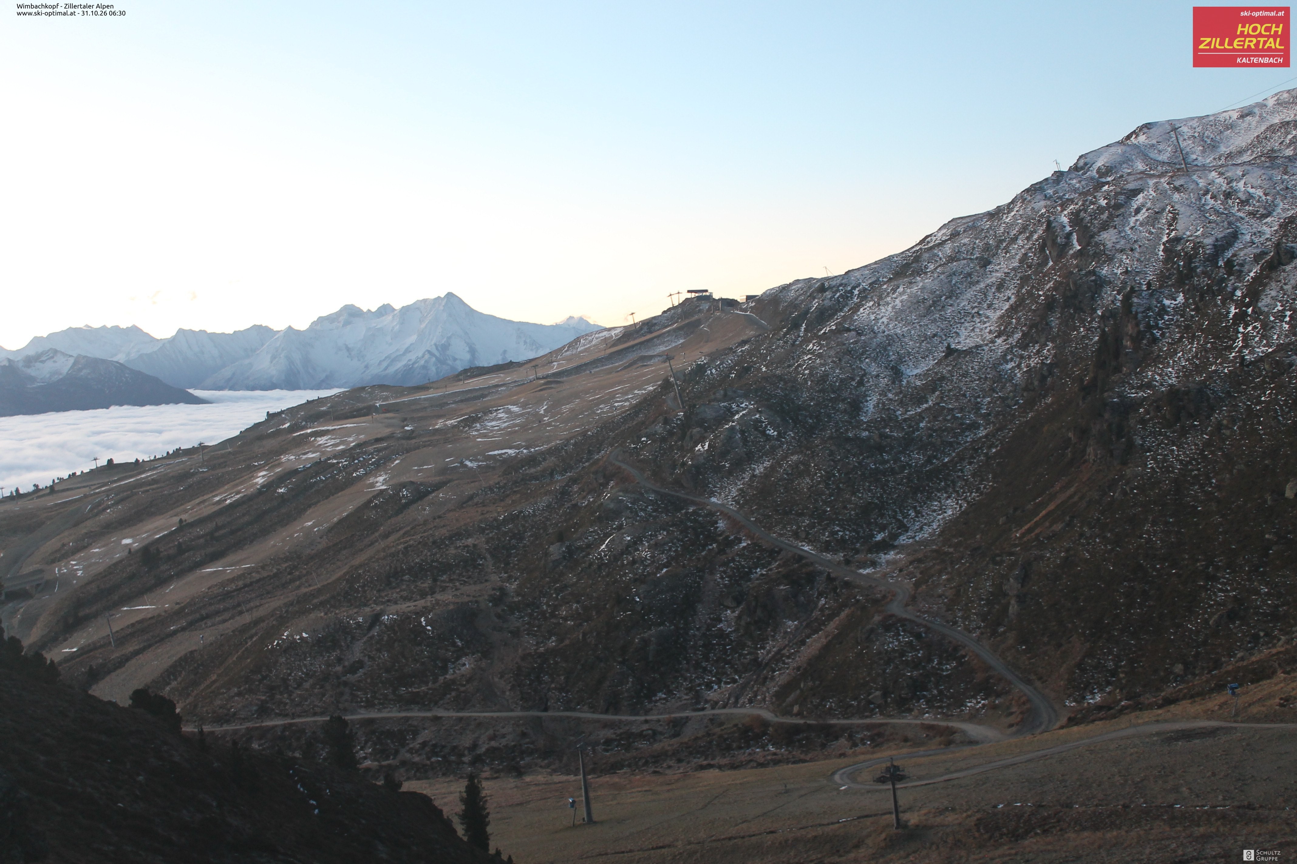 Archiv Foto Webcam Mountain View Restaurant in Hochzillertal
