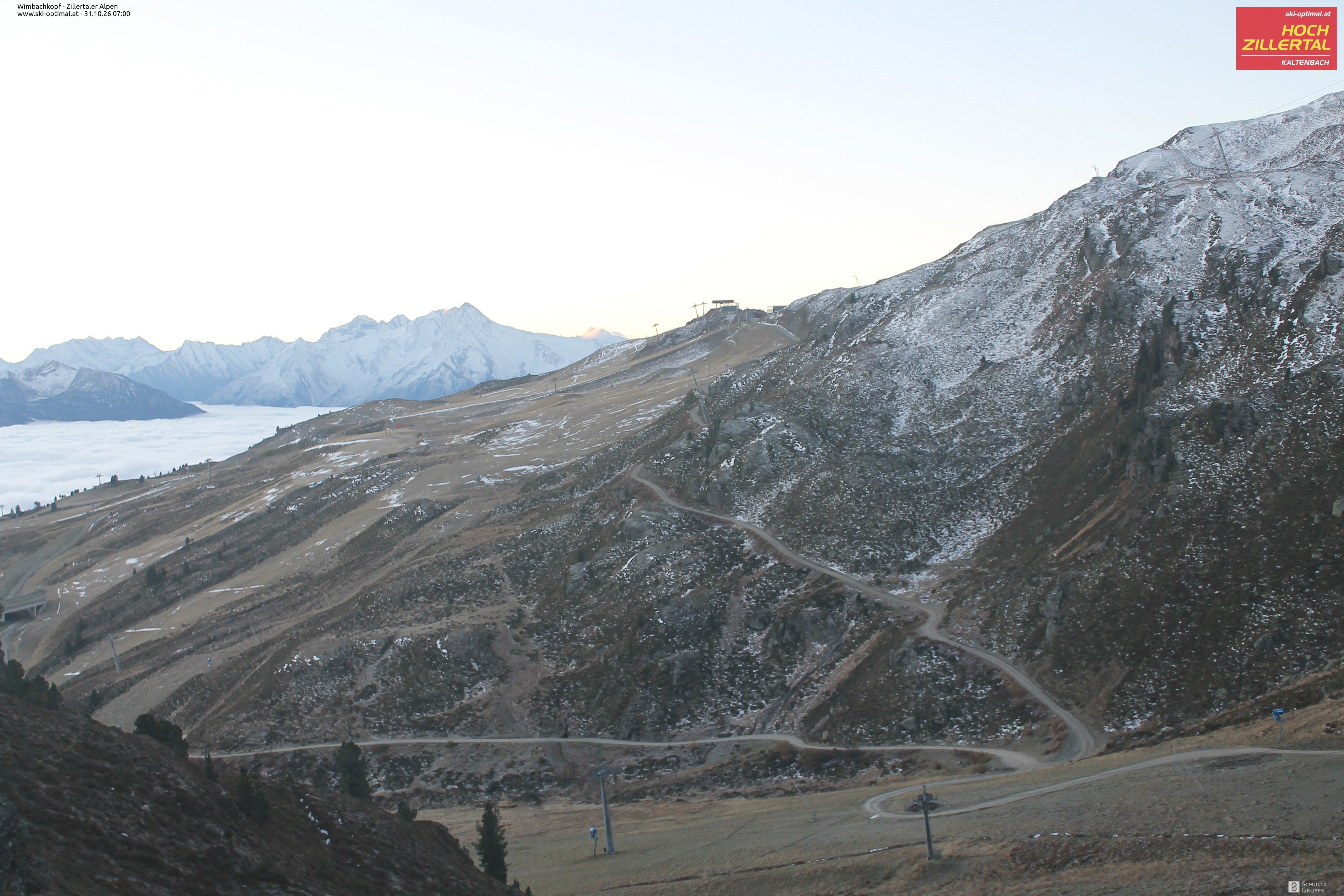 Archiv Foto Webcam Mountain View Restaurant in Hochzillertal