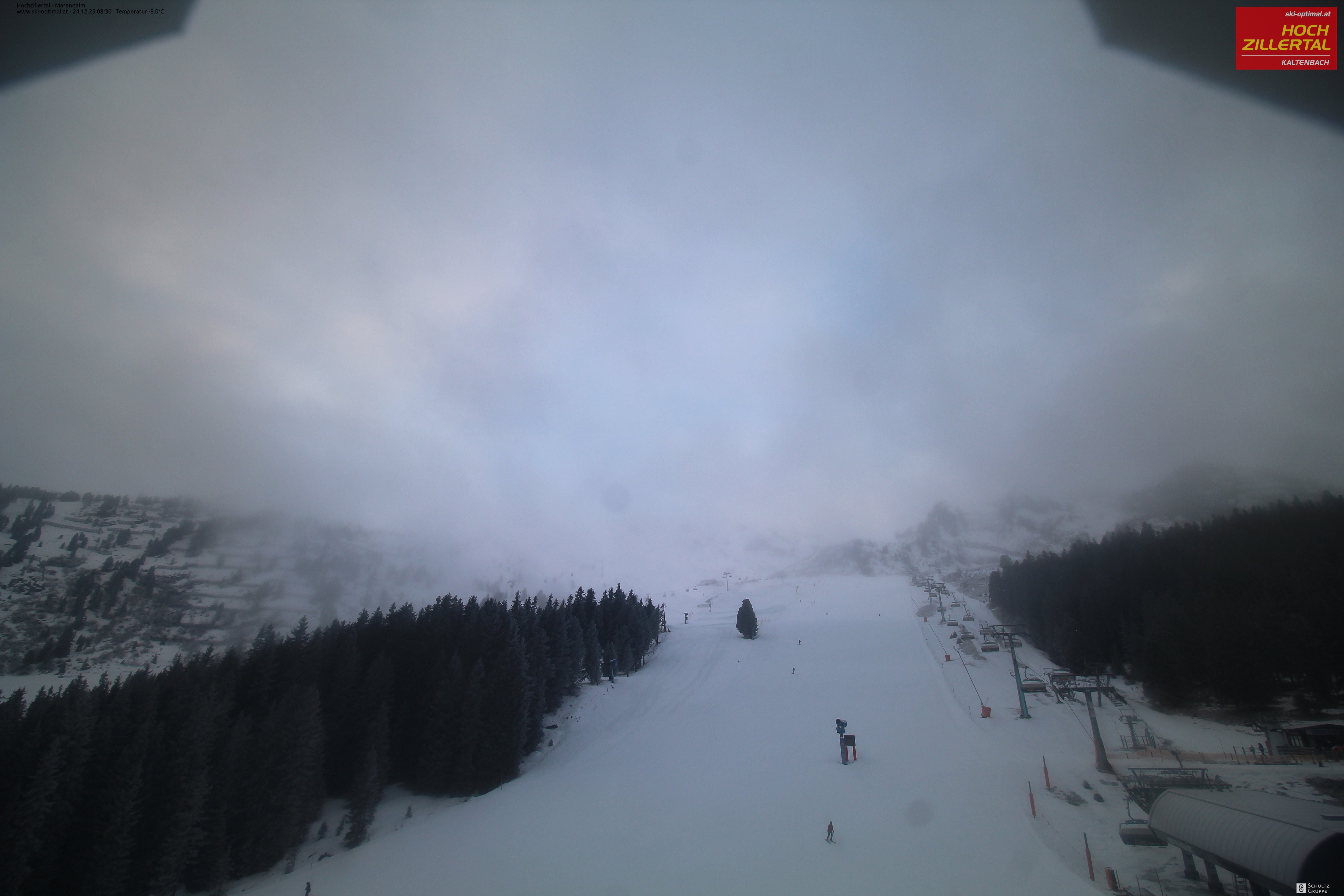 Archiv Foto Webcam Hochzillertal: Ausblick Marendalm