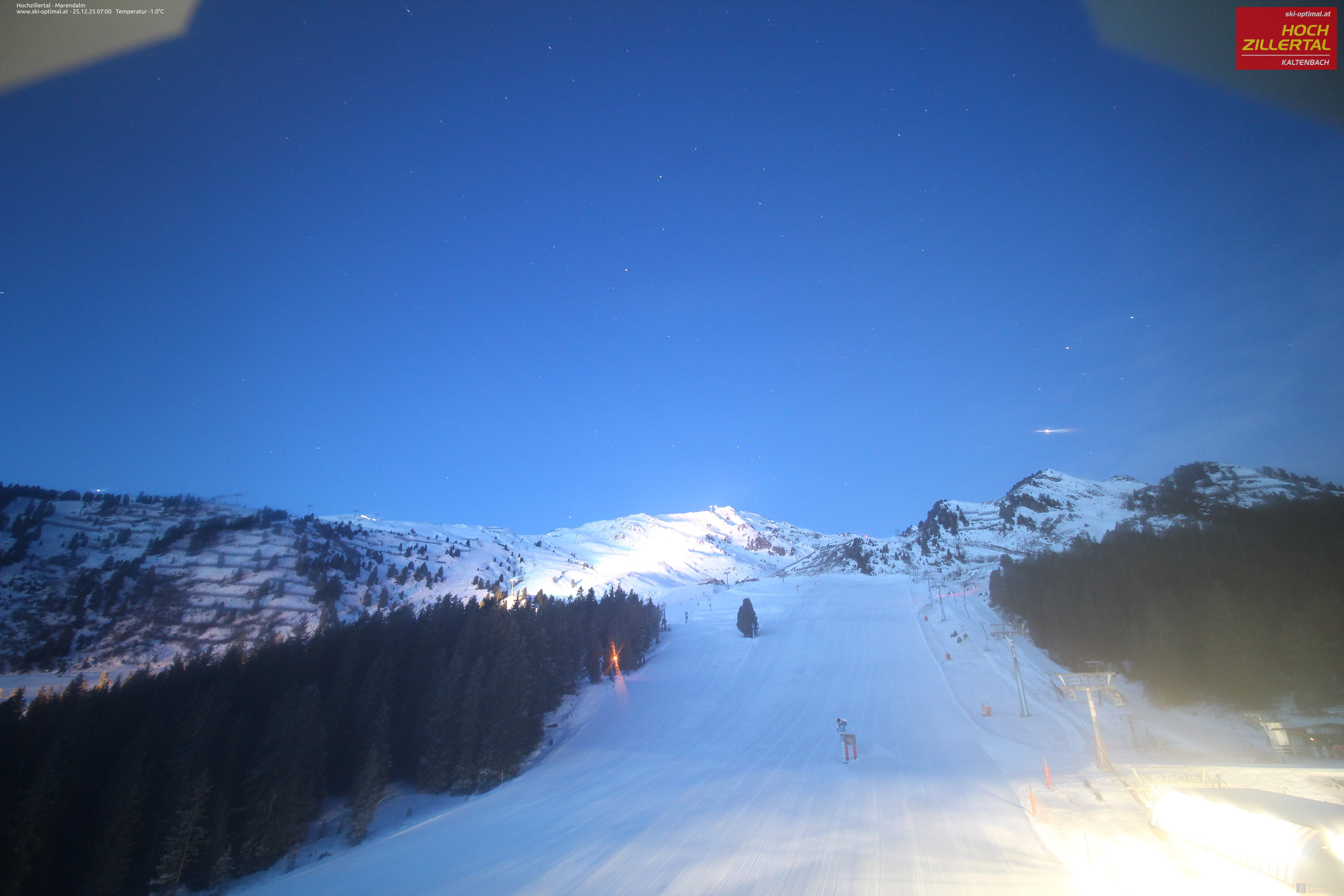 Archiv Foto Webcam Hochzillertal: Ausblick Marendalm