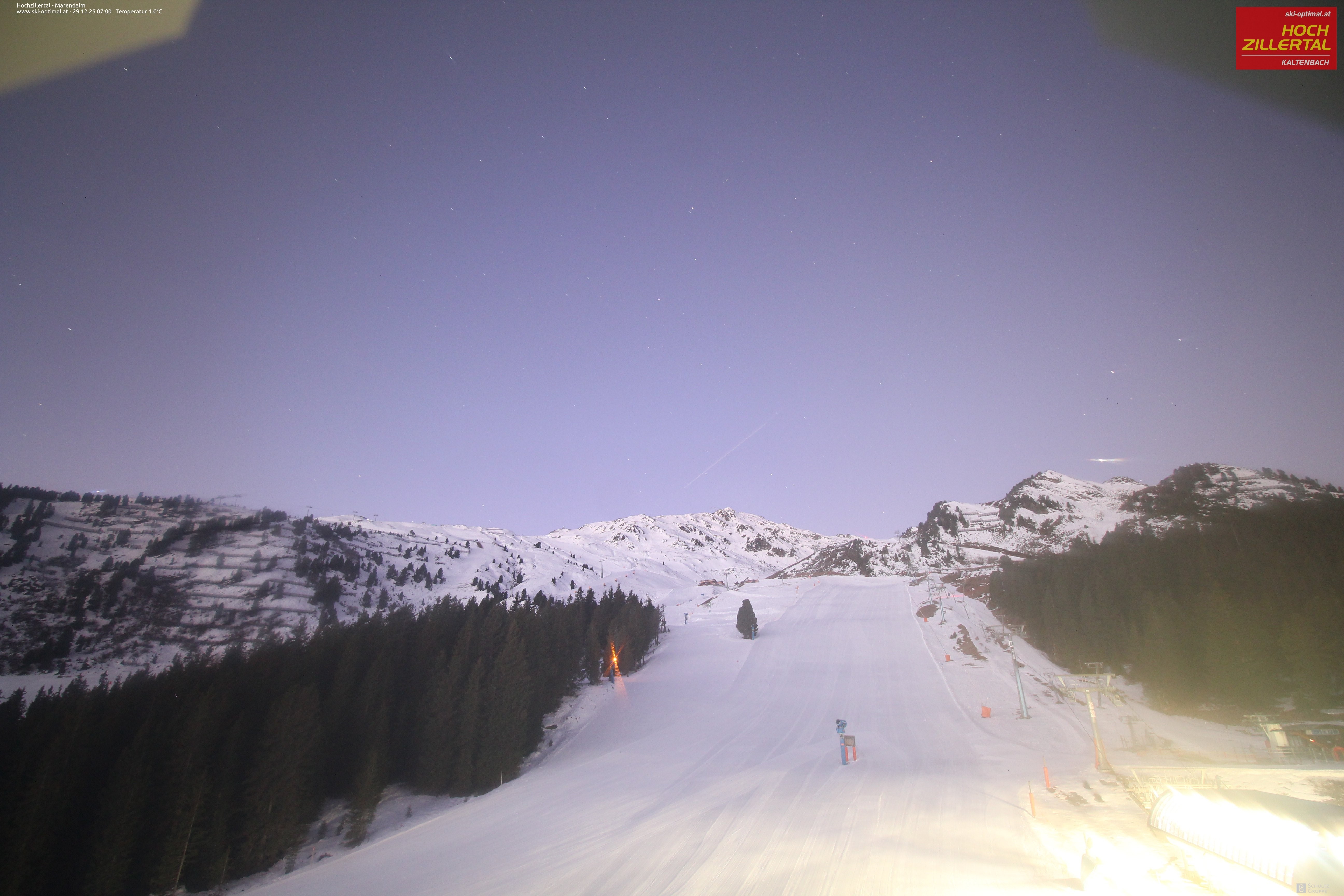Archiv Foto Webcam Hochzillertal: Ausblick Marendalm