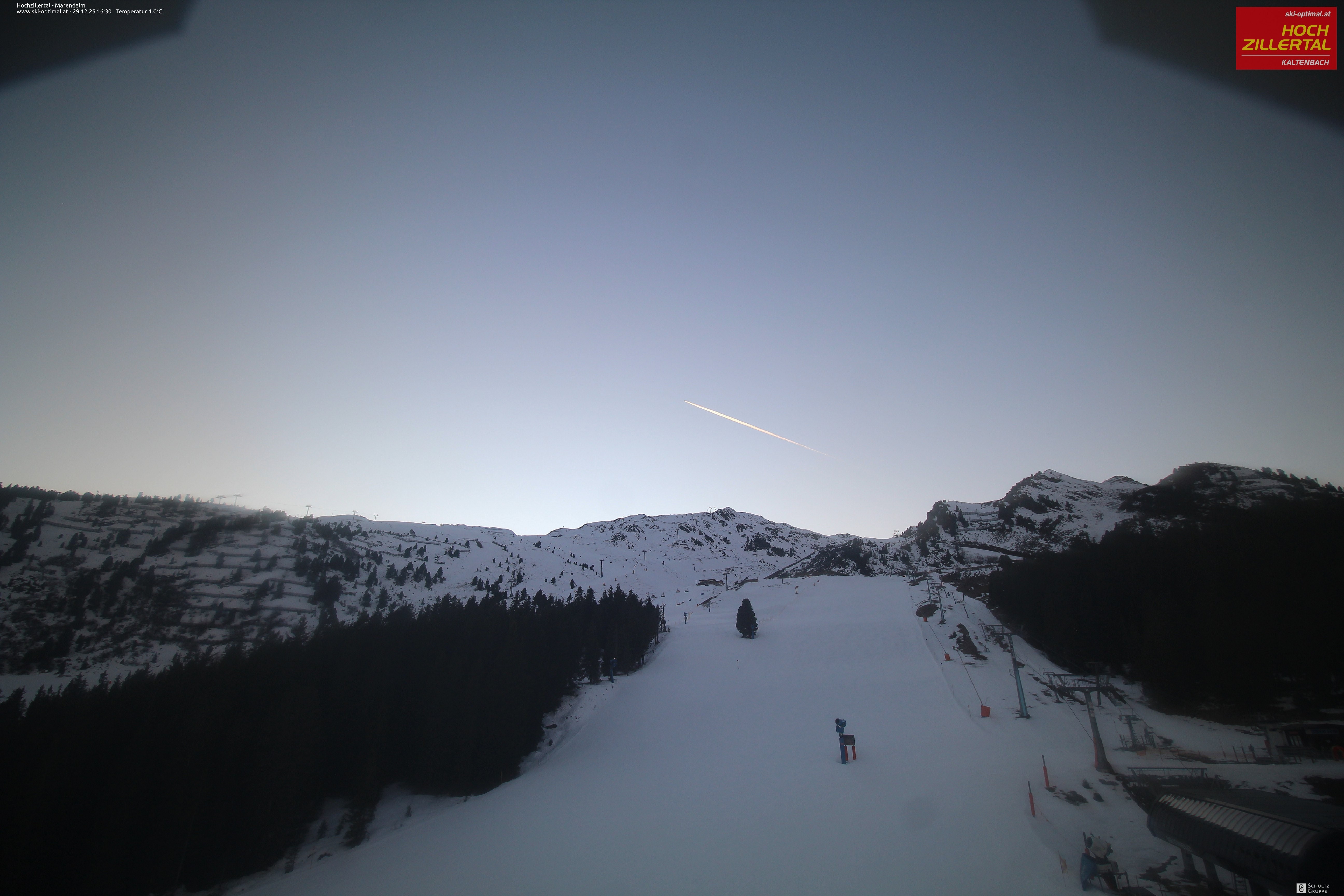 Archiv Foto Webcam Hochzillertal: Ausblick Marendalm