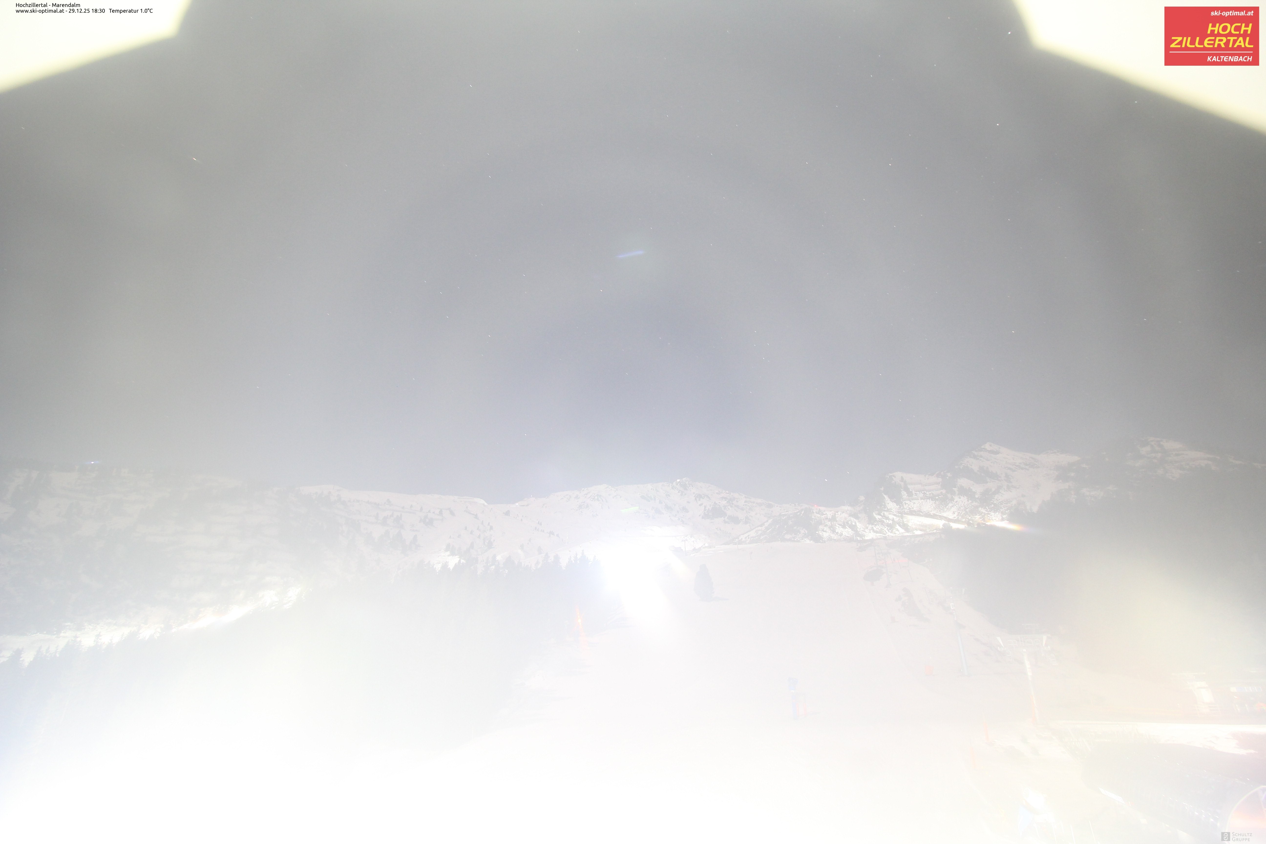 Archiv Foto Webcam Hochzillertal: Ausblick Marendalm