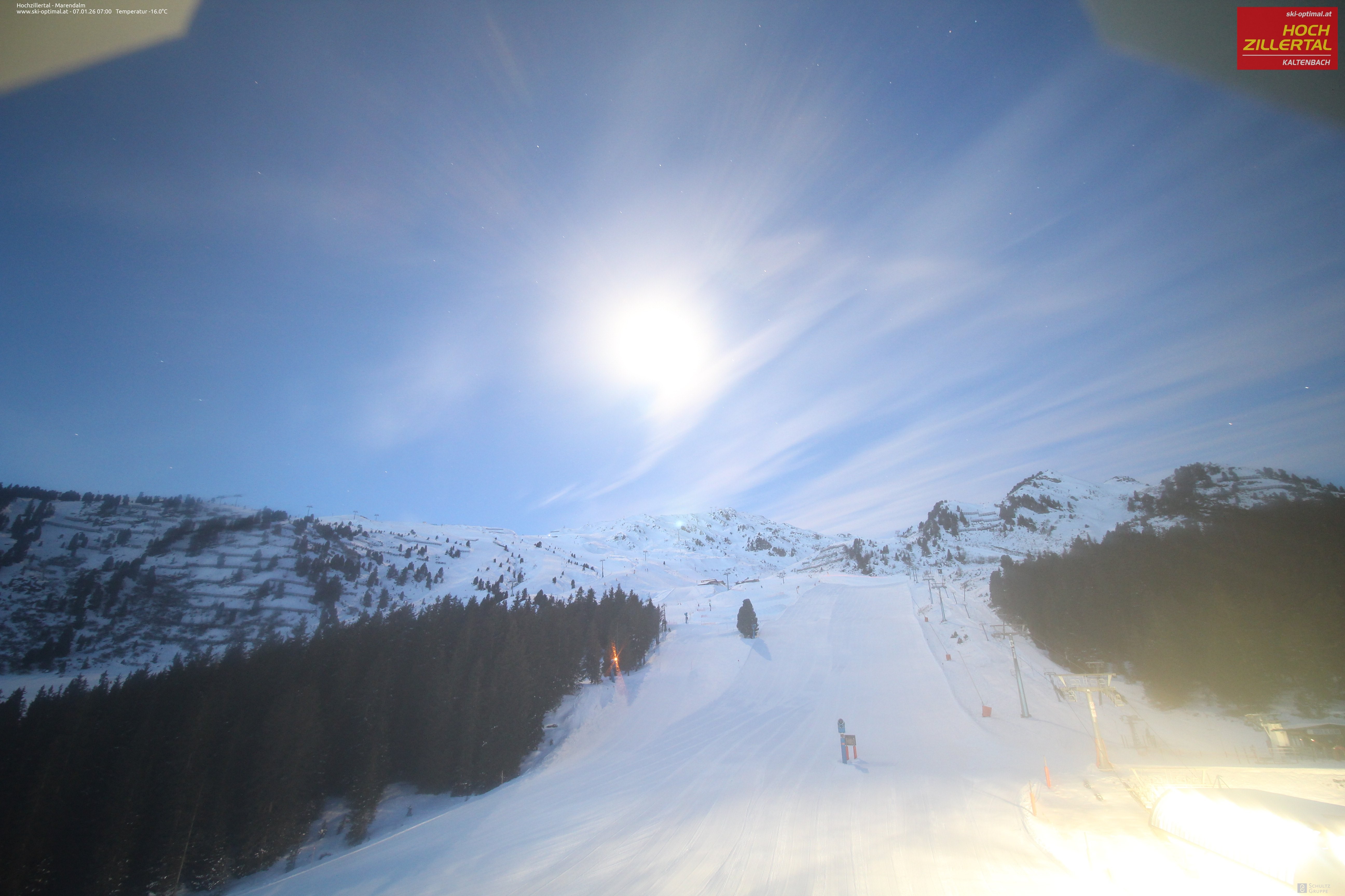 Archived image Webcam Hochzillertal - View from Marendalm