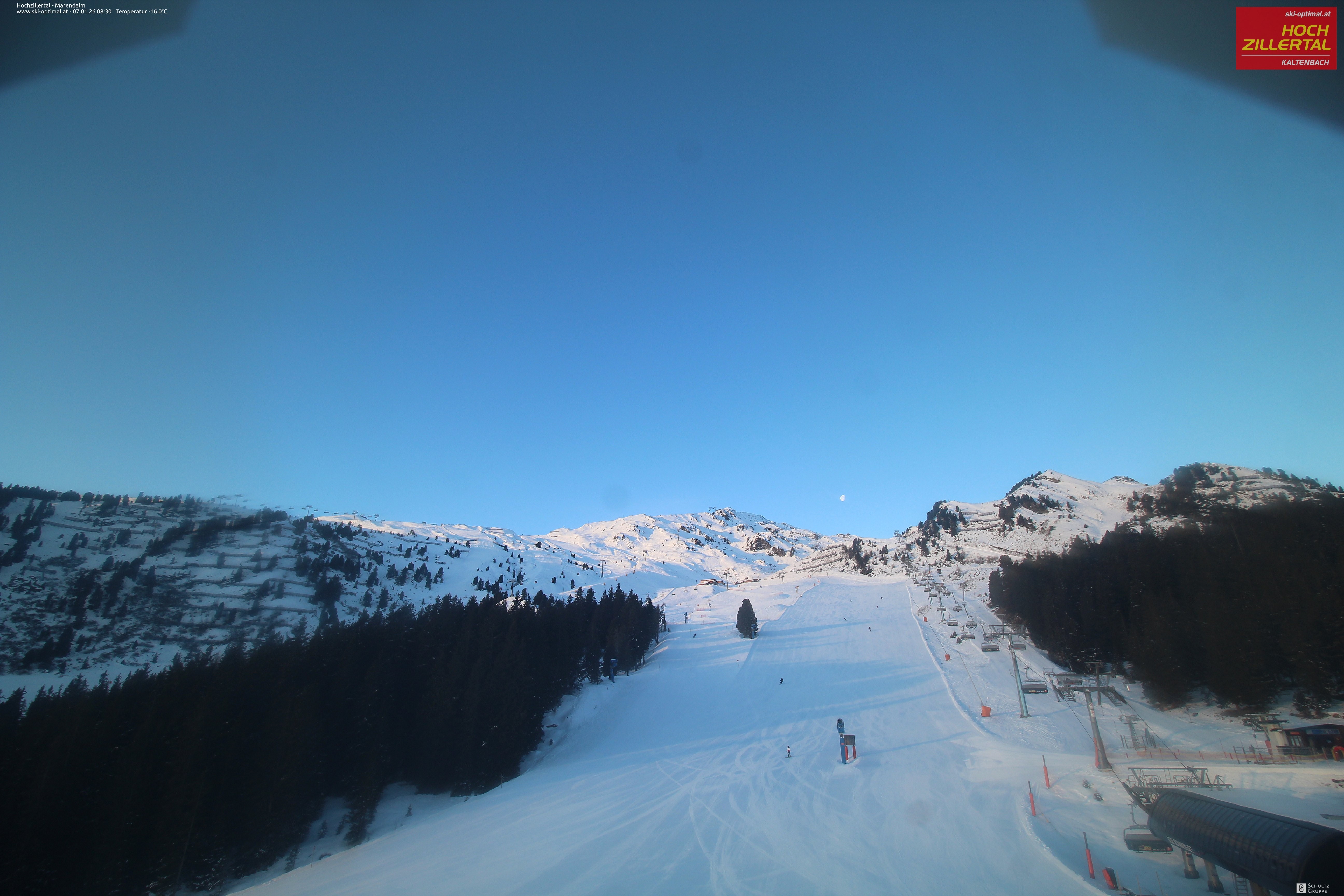 Archived image Webcam Hochzillertal - View from Marendalm