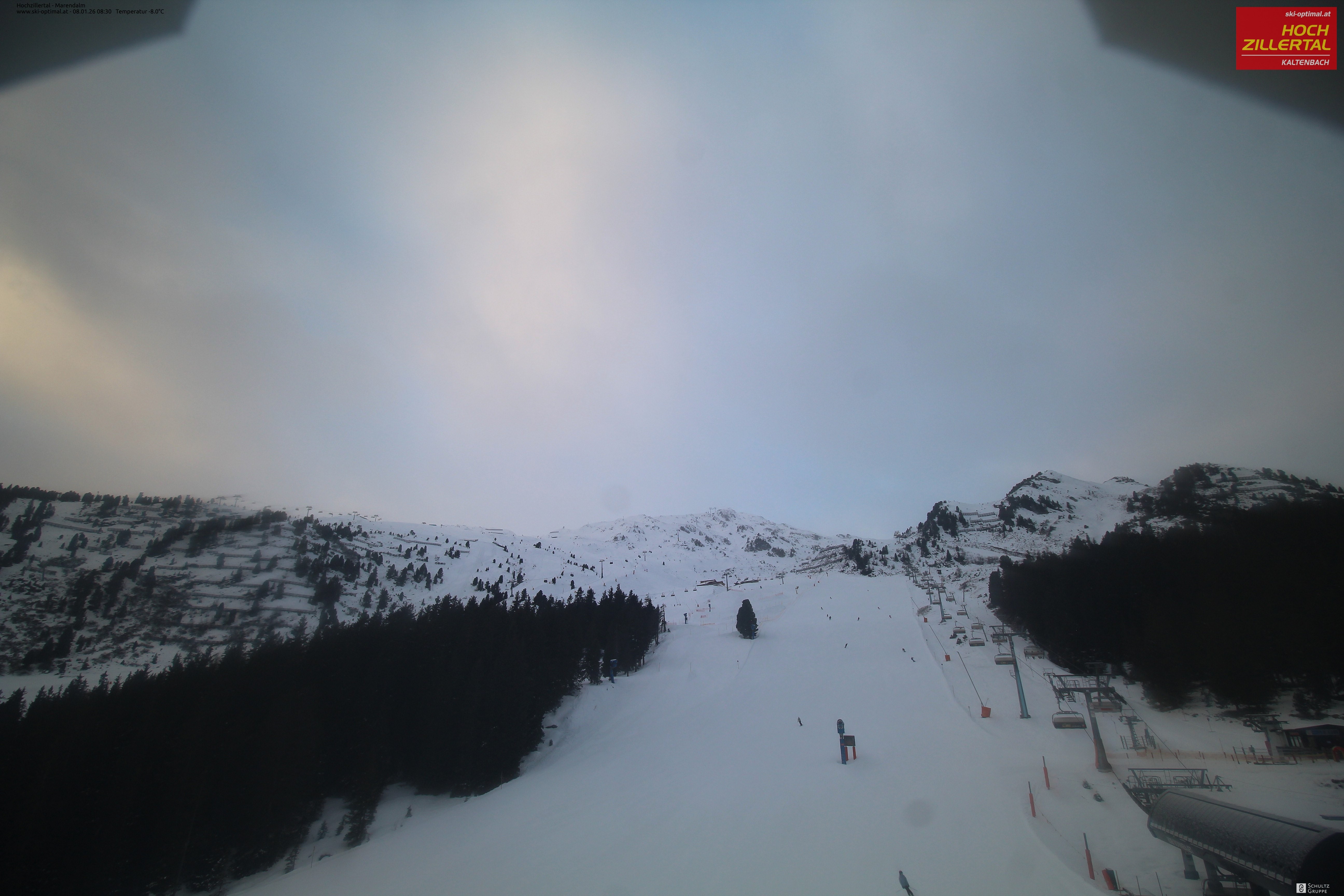 Archived image Webcam Hochzillertal - View from Marendalm