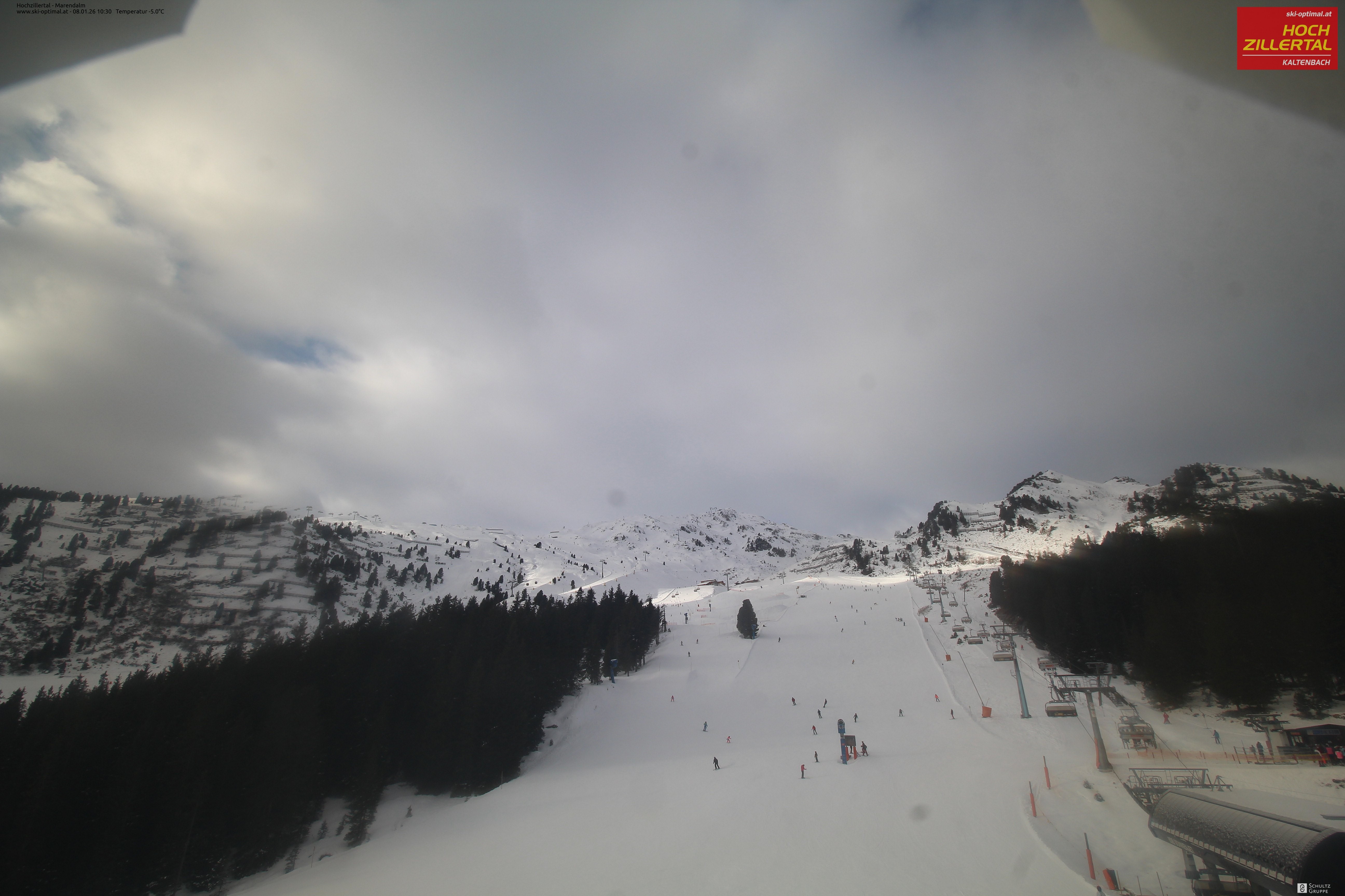 Archived image Webcam Hochzillertal - View from Marendalm