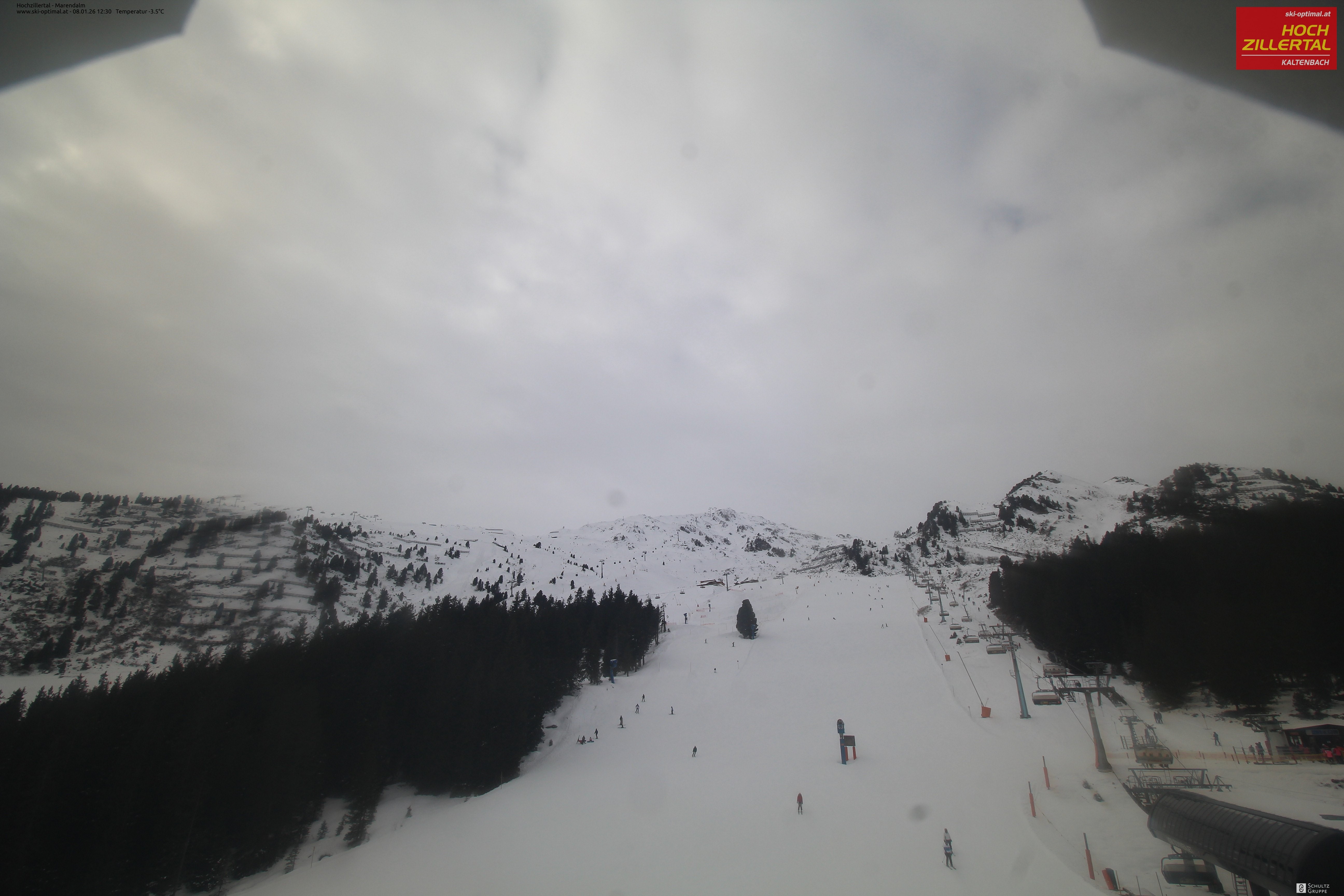 Archived image Webcam Hochzillertal - View from Marendalm