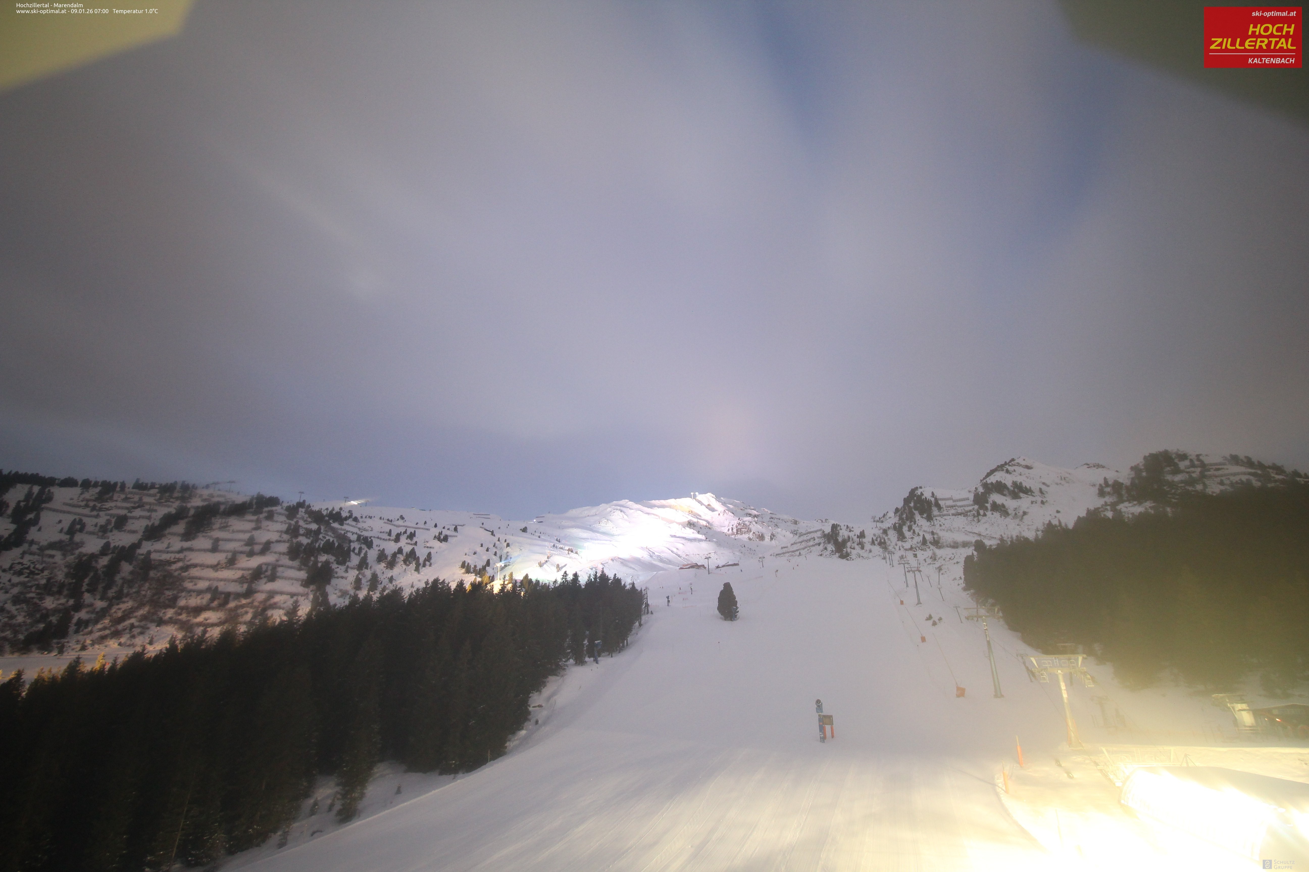 Archiv Foto Webcam Hochzillertal: Ausblick Marendalm