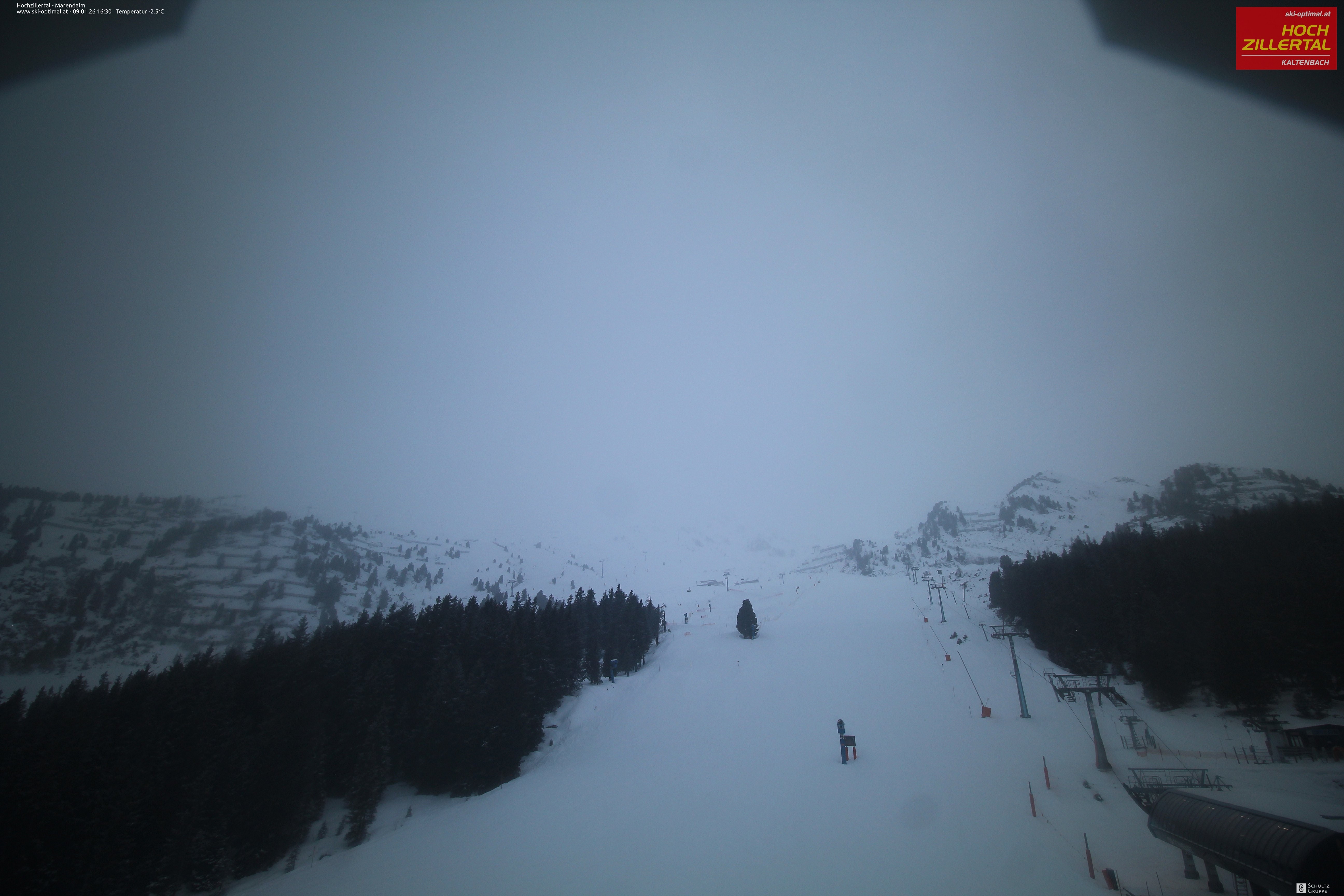 Archiv Foto Webcam Hochzillertal: Ausblick Marendalm