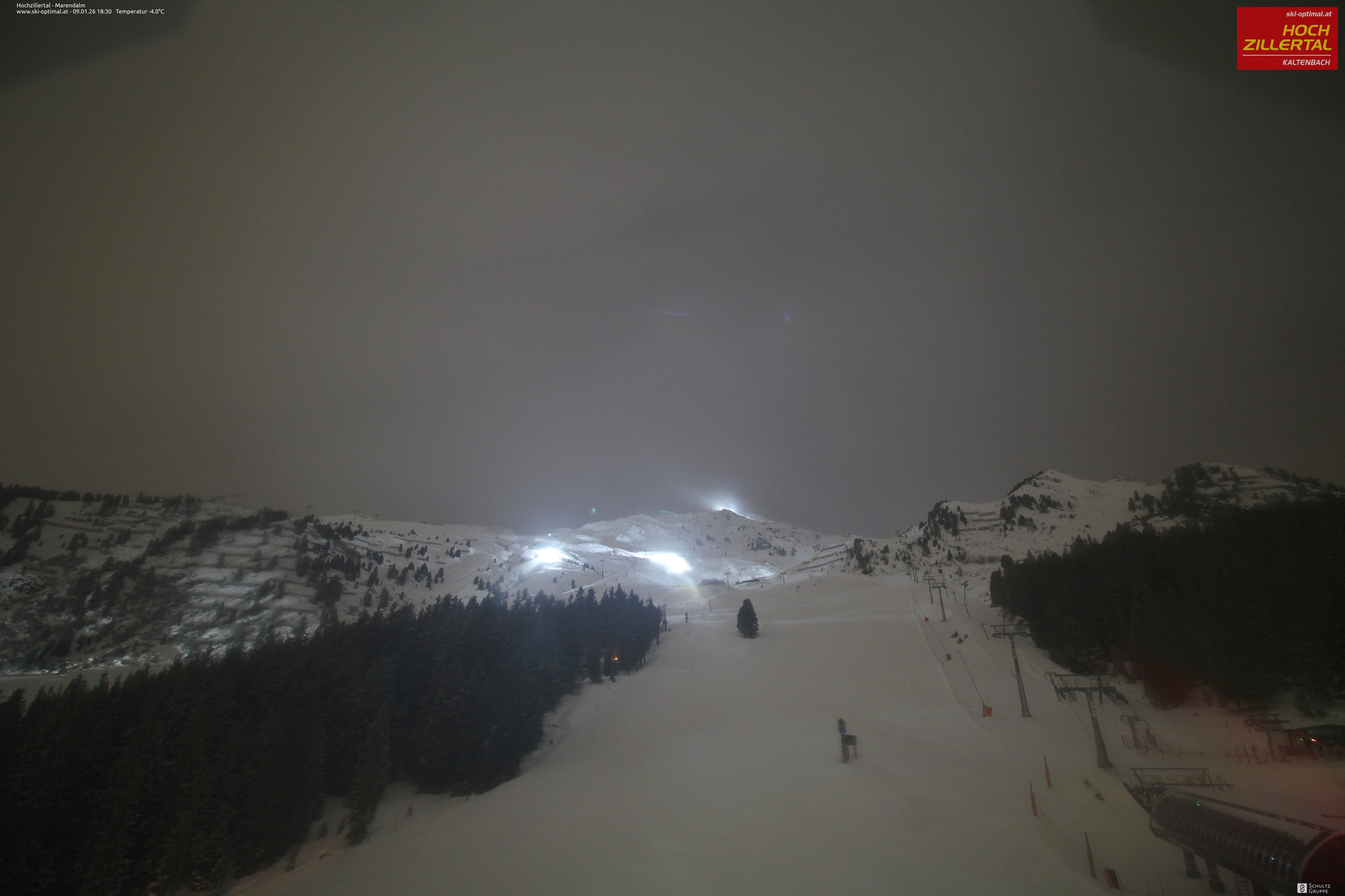 Archiv Foto Webcam Hochzillertal: Ausblick Marendalm