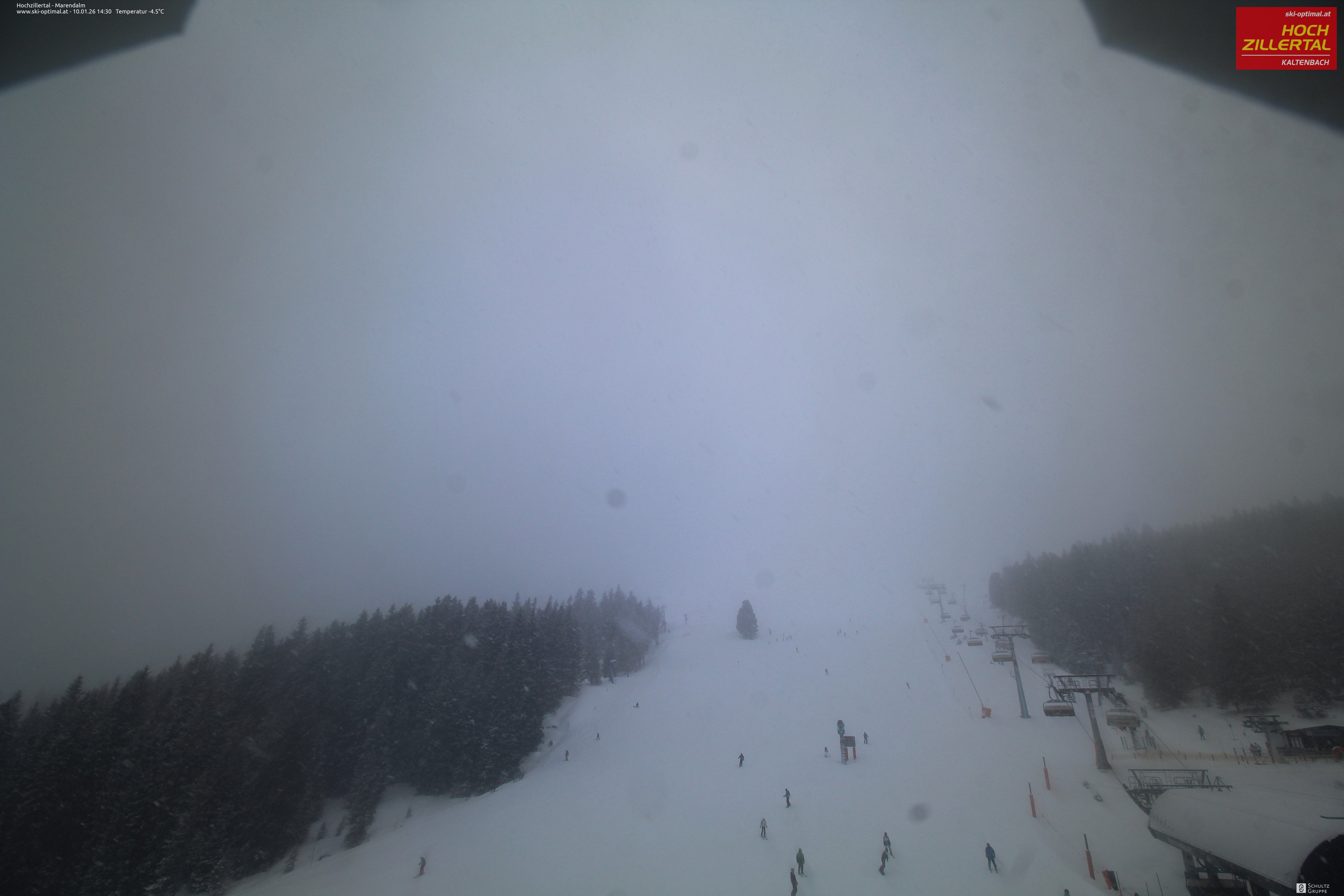 Archived image Webcam Hochzillertal - View from Marendalm
