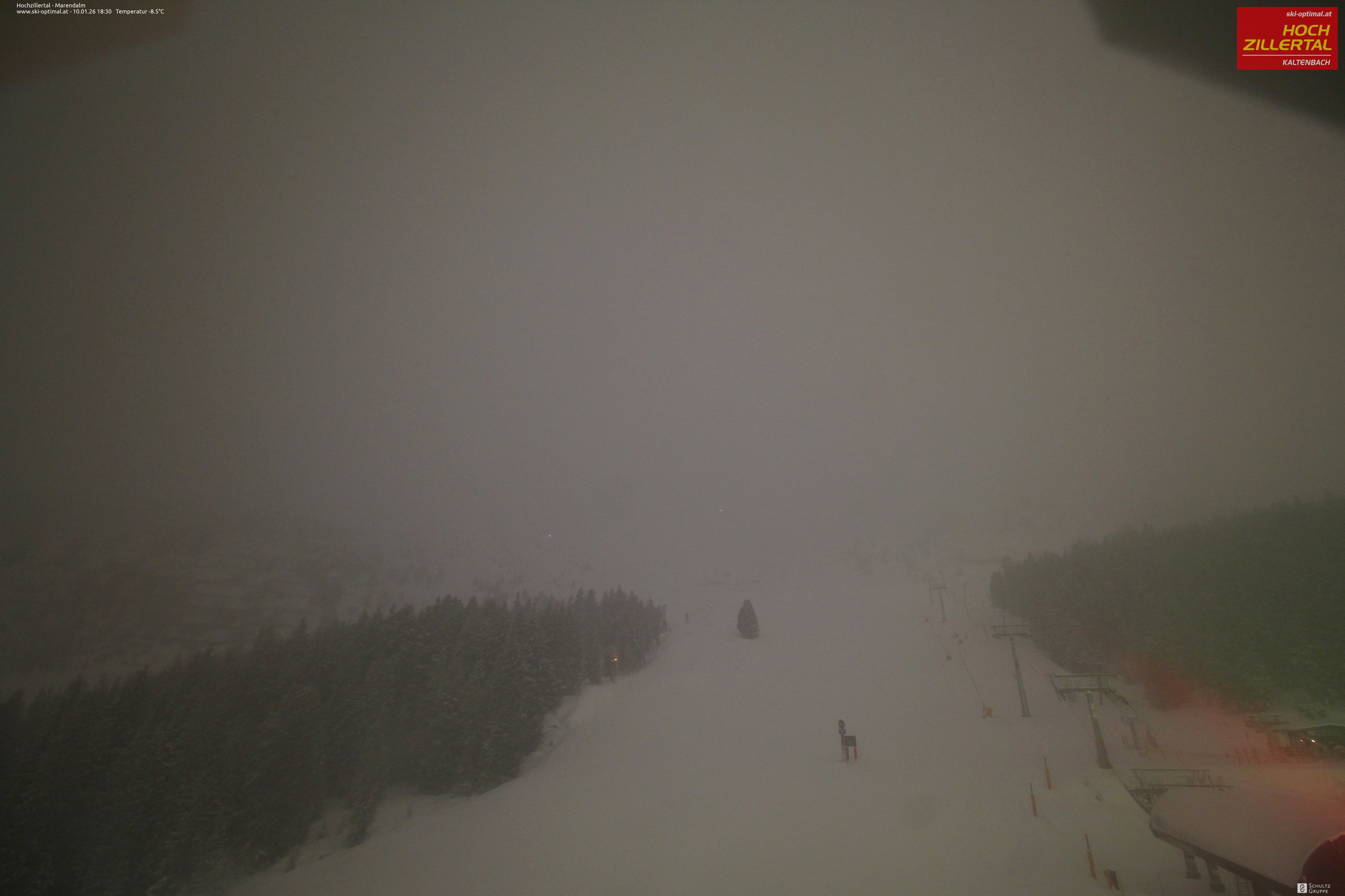 Archiv Foto Webcam Hochzillertal: Ausblick Marendalm