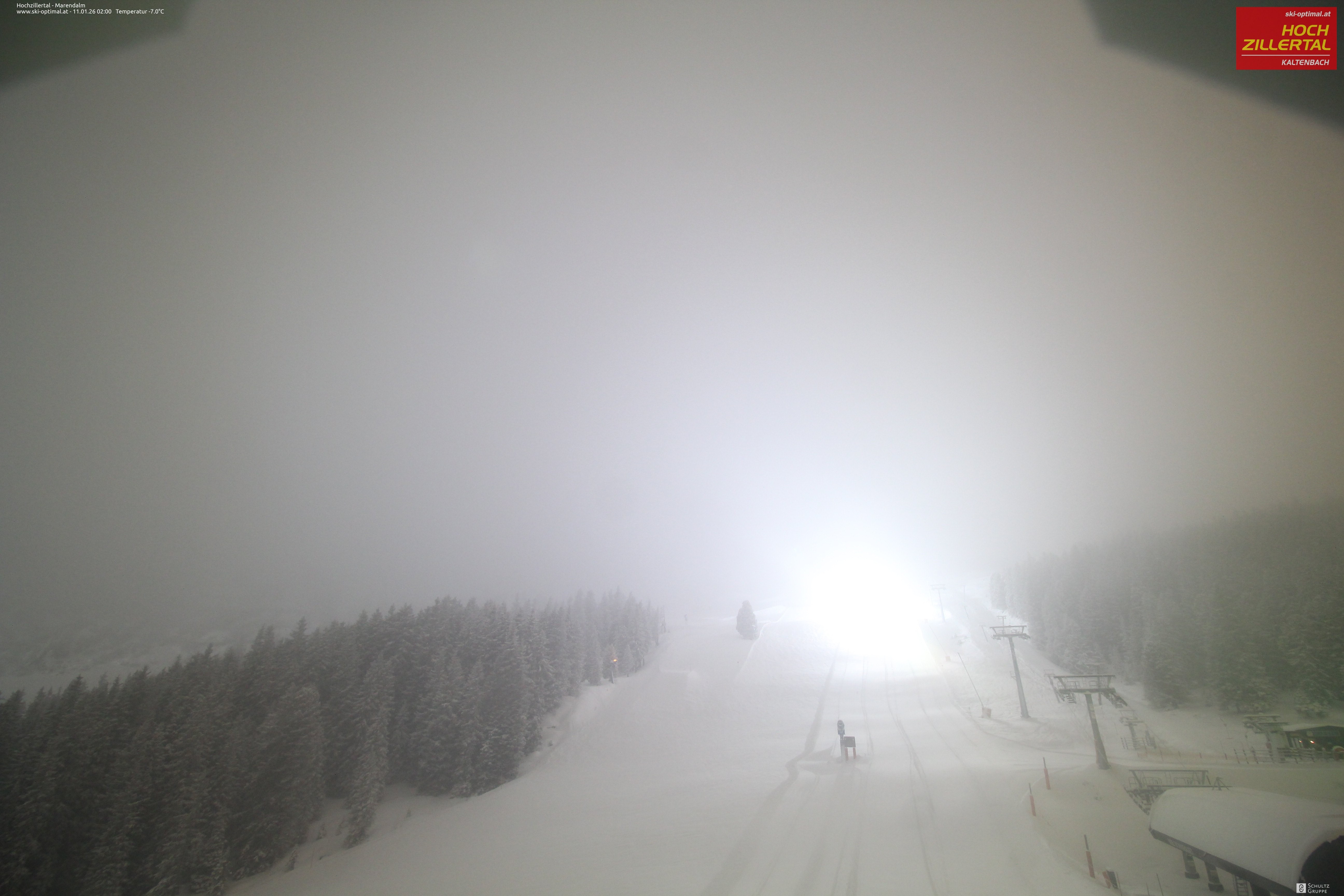 Archiv Foto Webcam Hochzillertal: Ausblick Marendalm