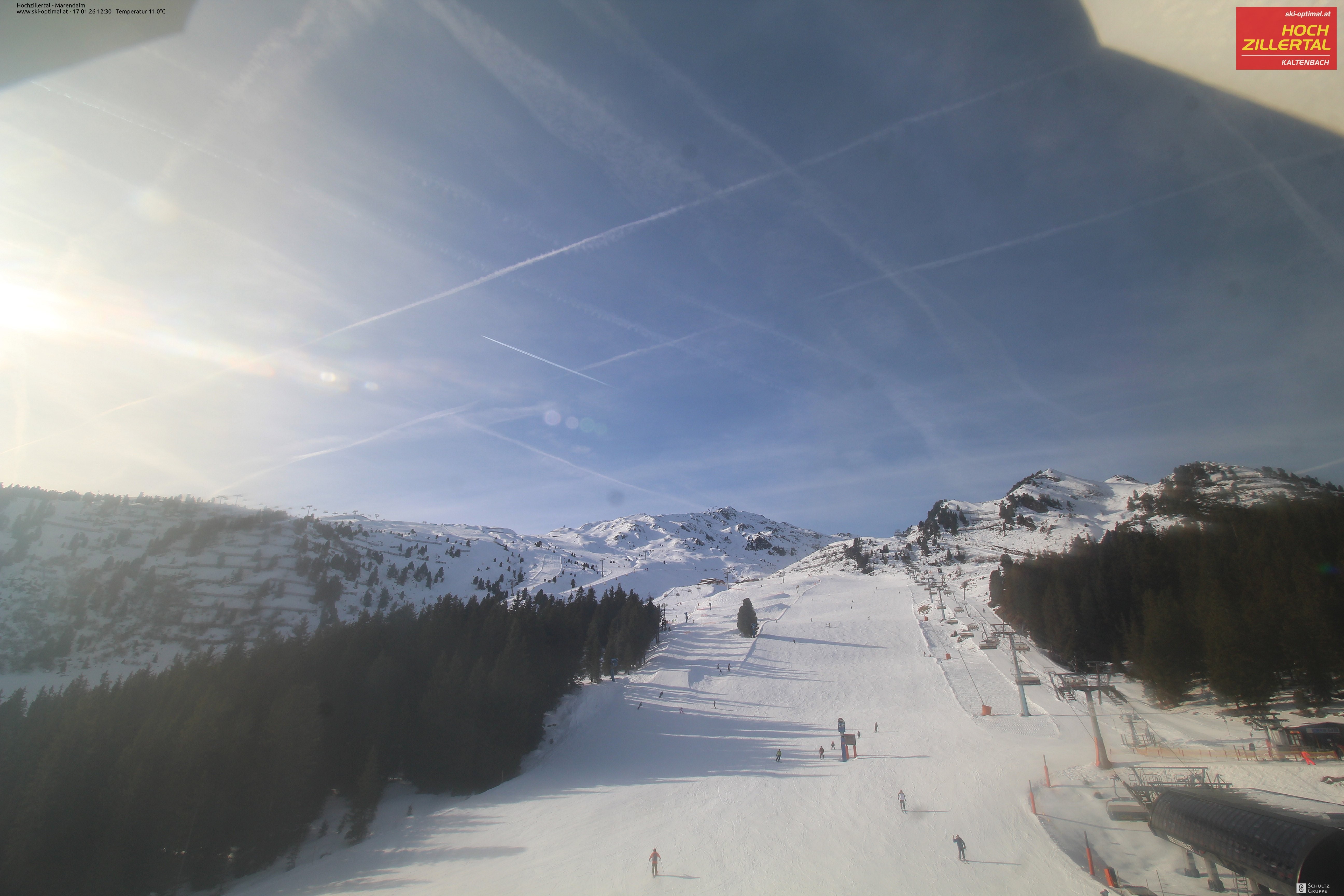 Archived image Webcam Hochzillertal - View from Marendalm