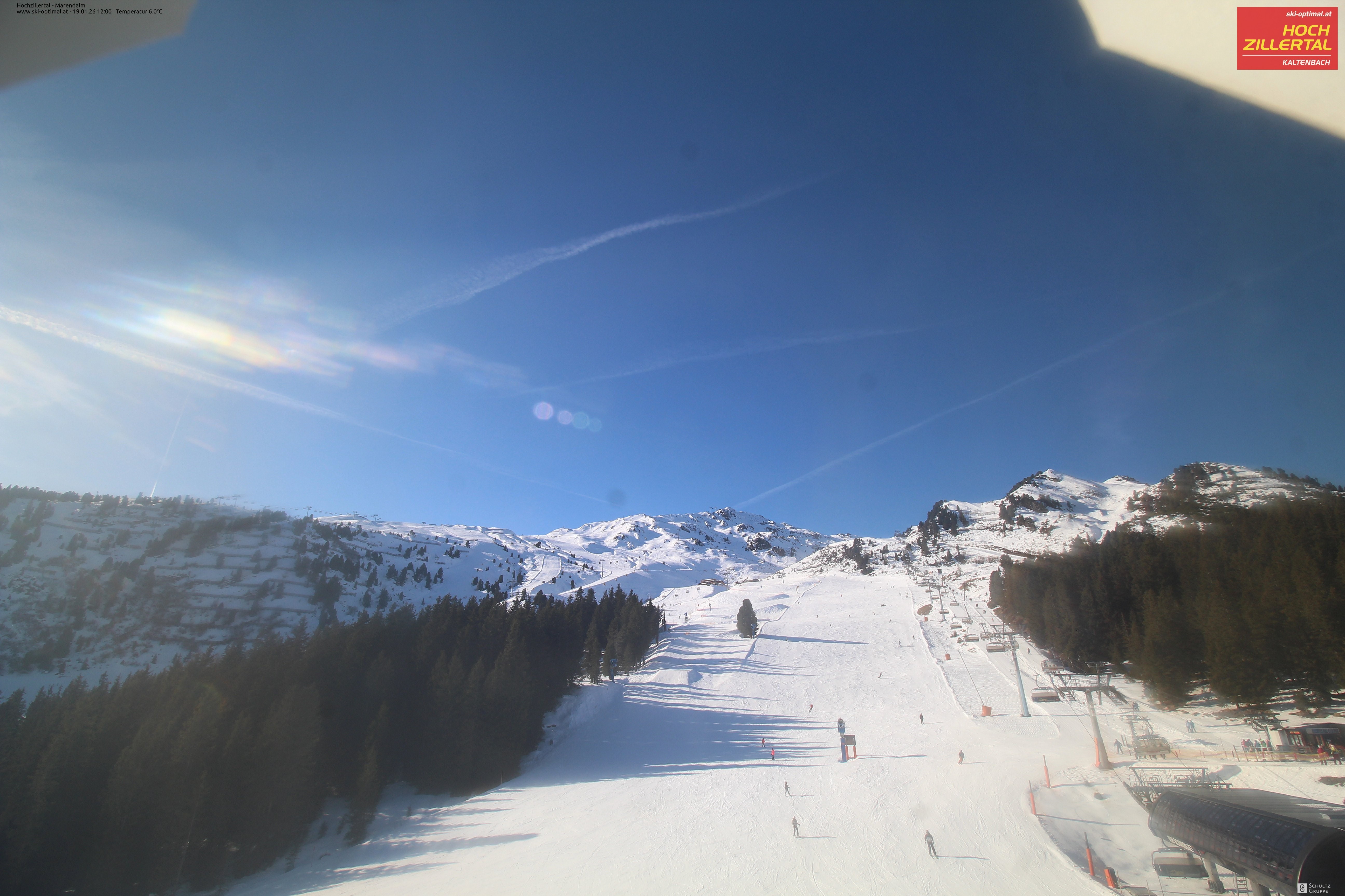Archived image Webcam Hochzillertal - View from Marendalm