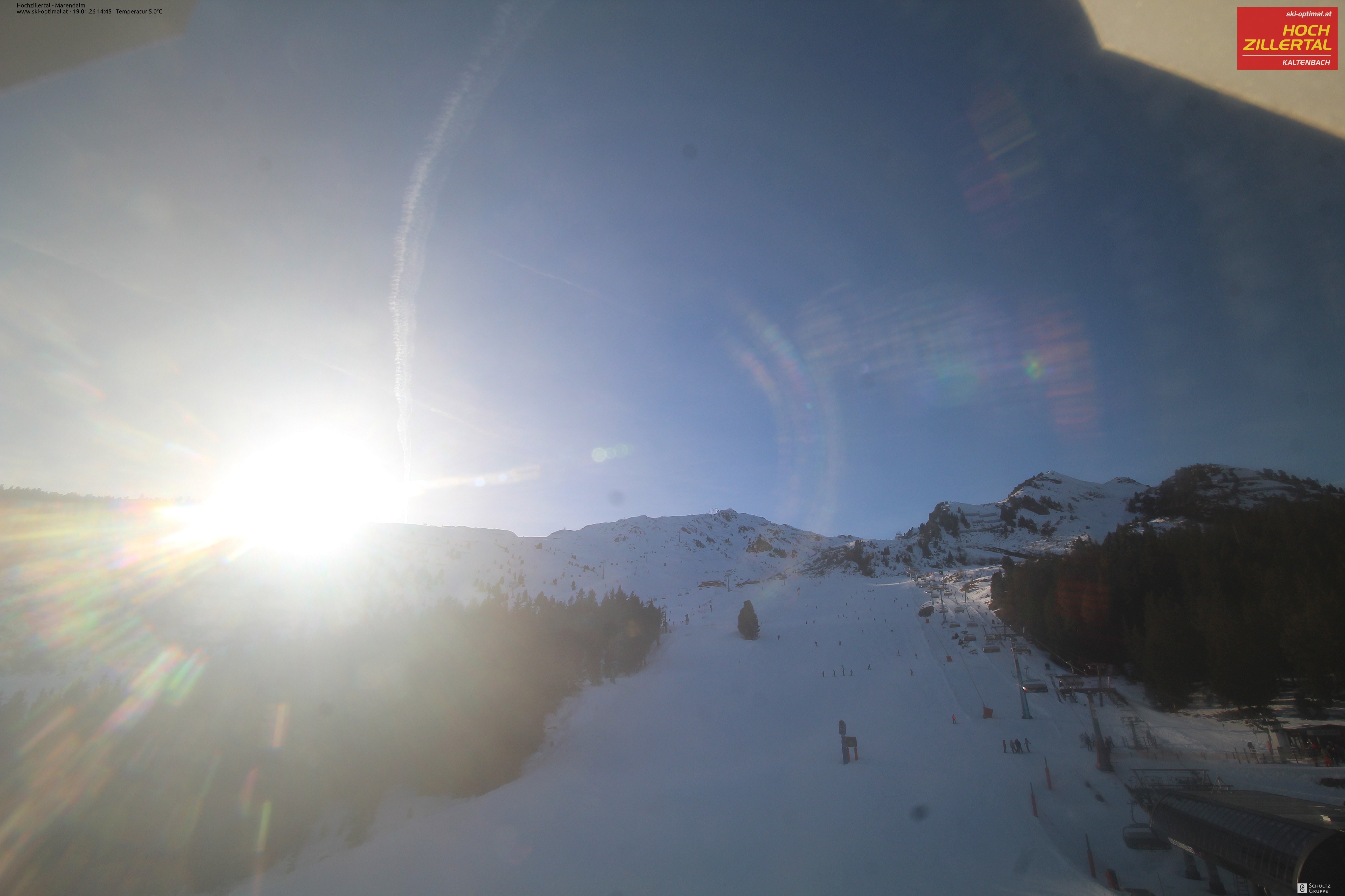 Archived image Webcam Hochzillertal - View from Marendalm