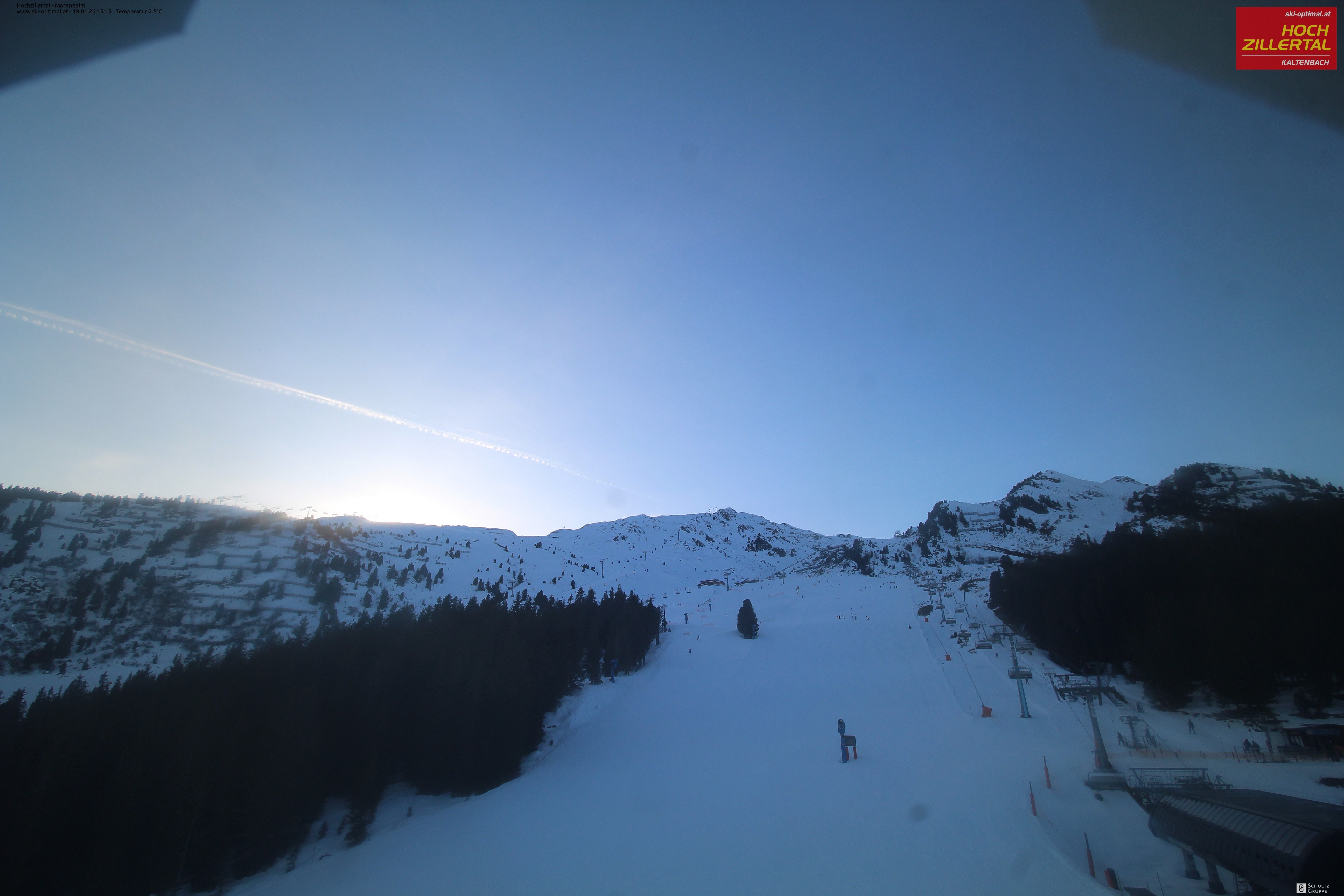 Archived image Webcam Hochzillertal - View from Marendalm