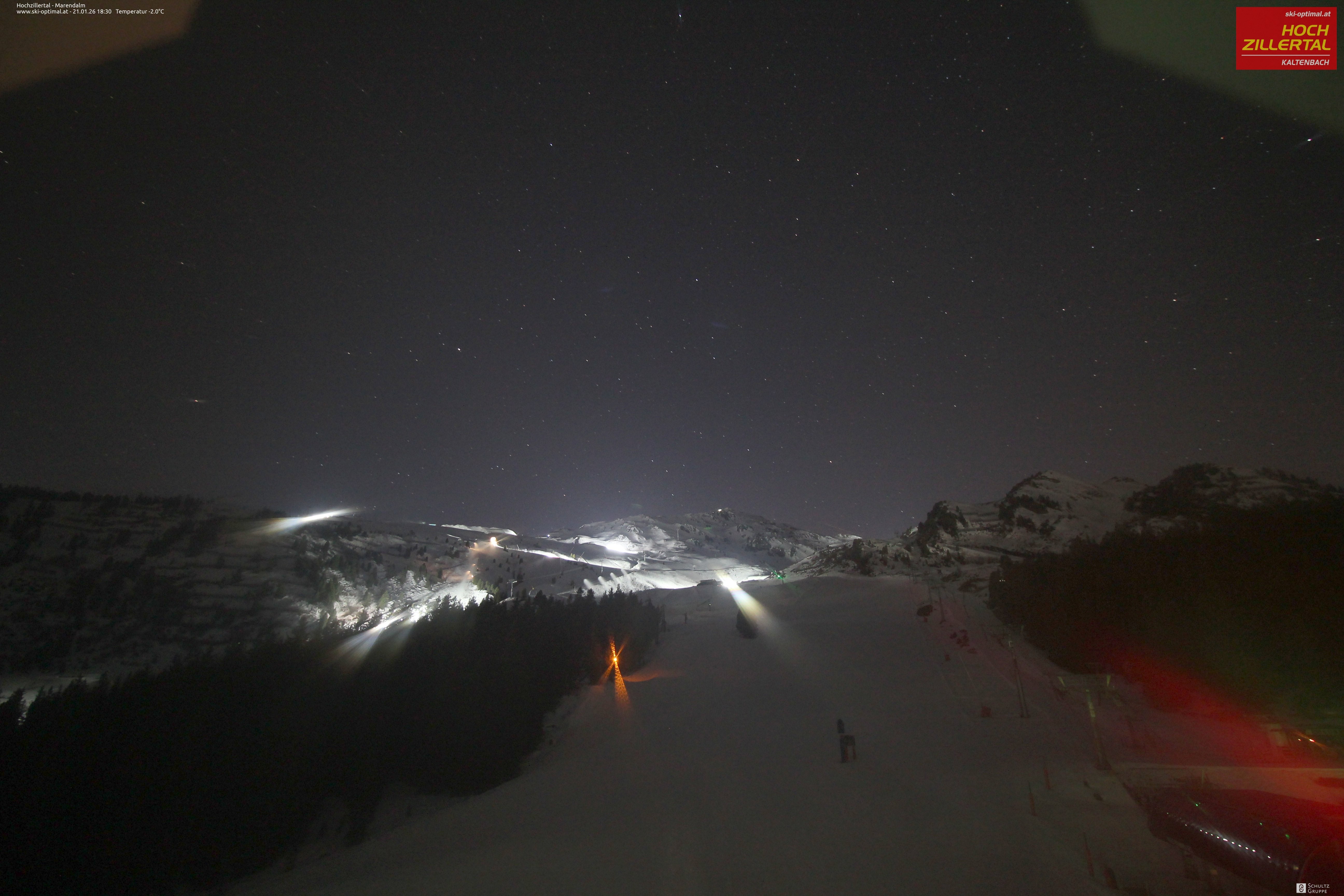 Archiv Foto Webcam Hochzillertal: Ausblick Marendalm