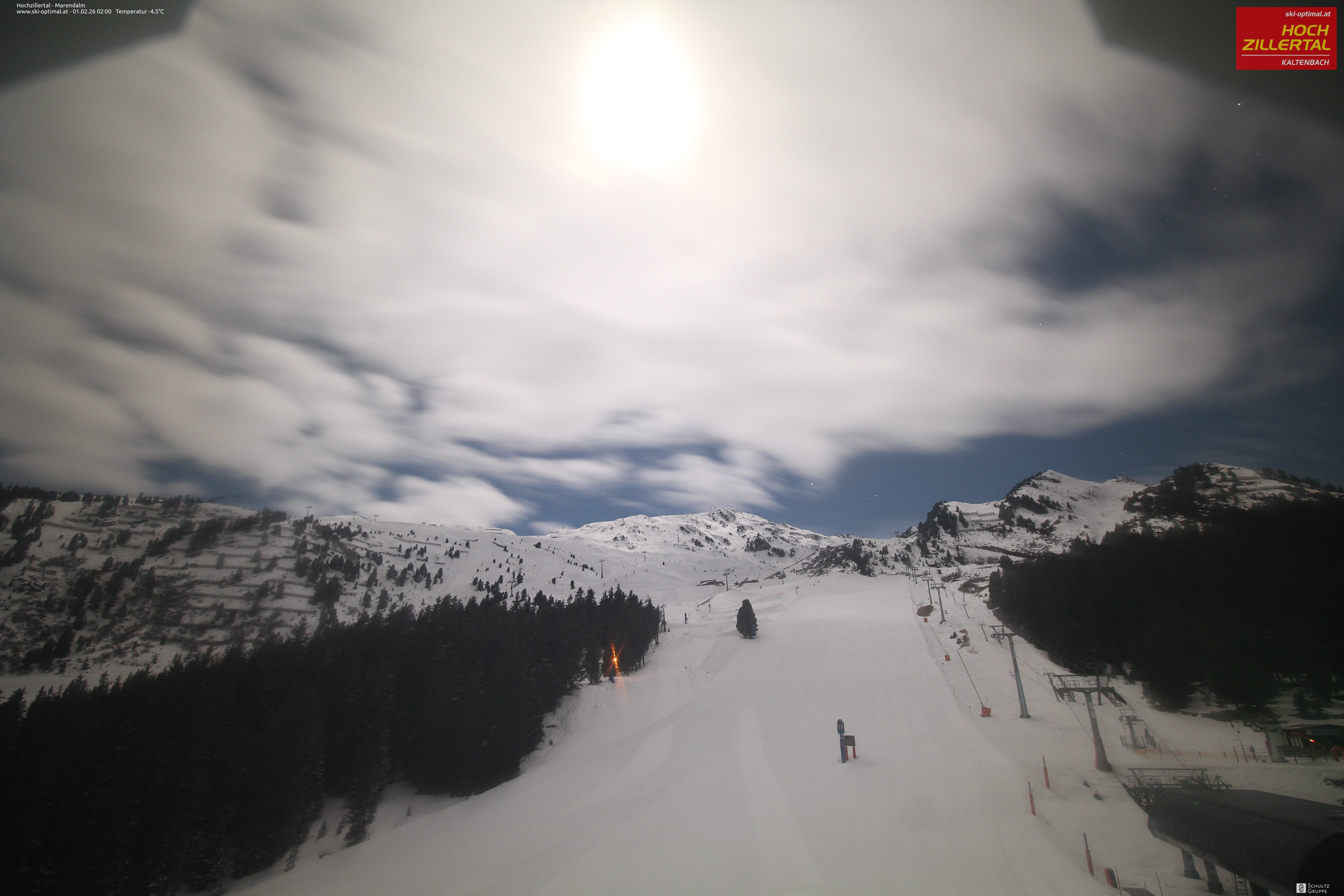 Archiv Foto Webcam Hochzillertal: Ausblick Marendalm