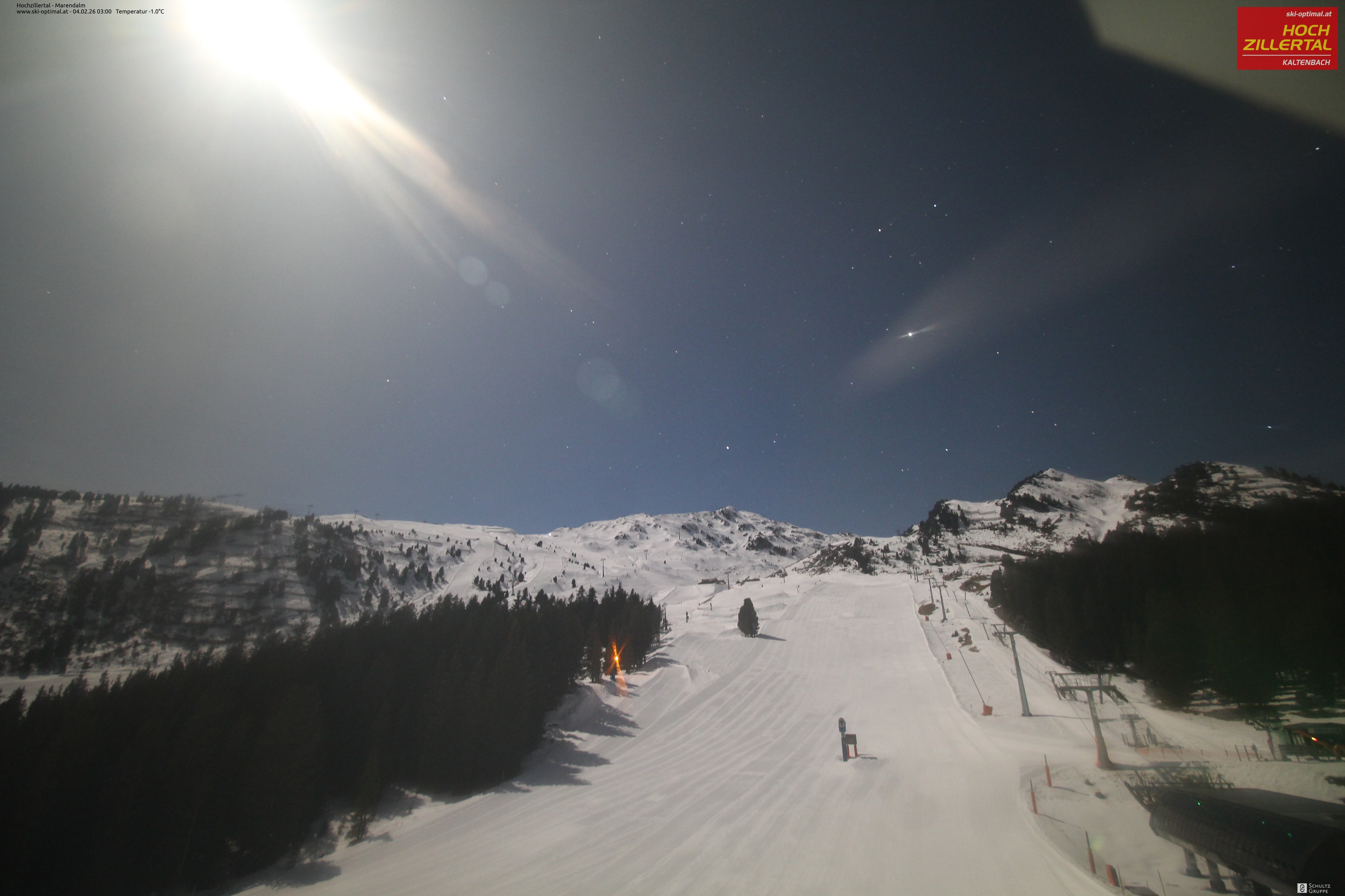 Archiv Foto Webcam Hochzillertal: Ausblick Marendalm