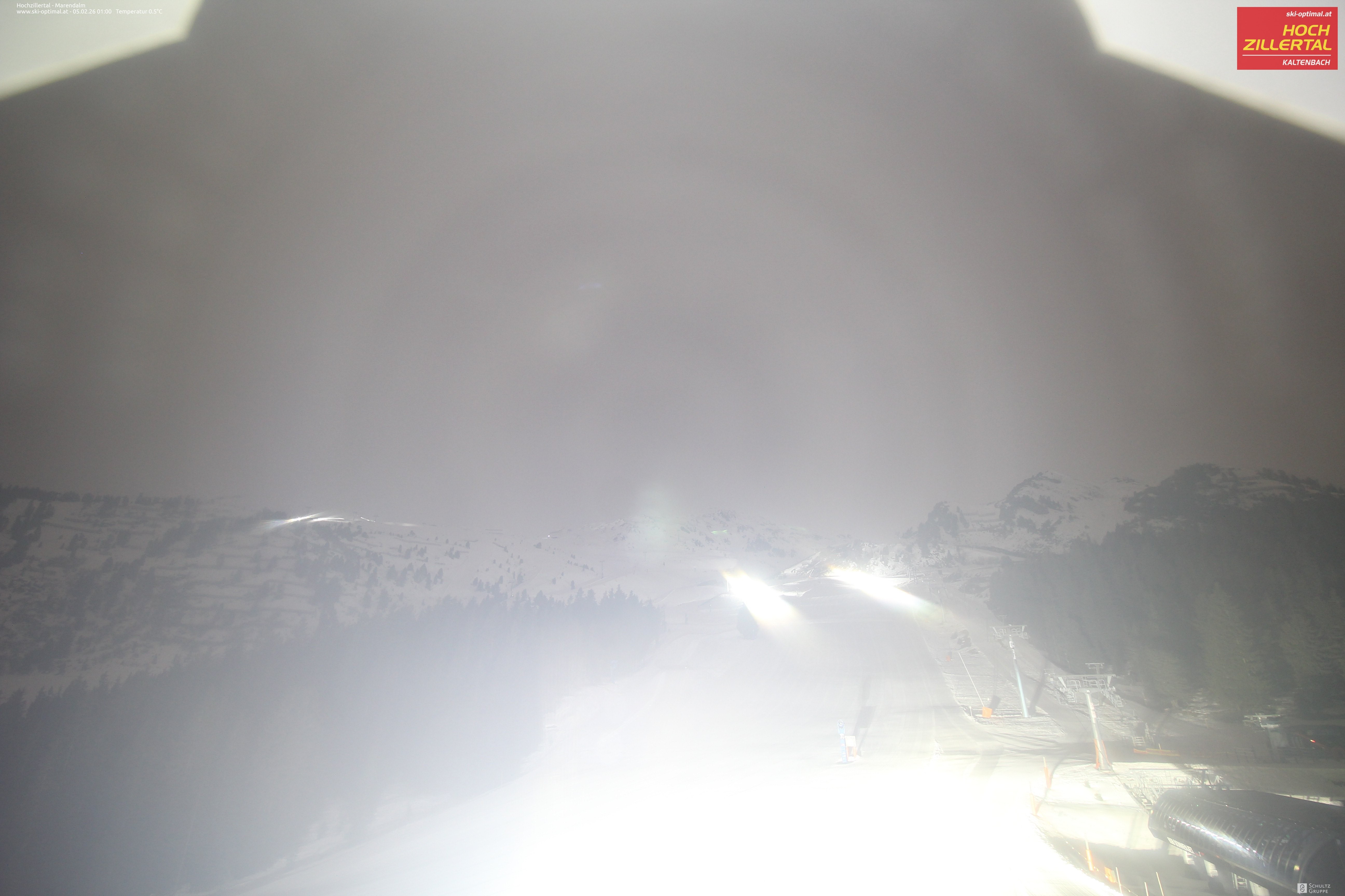 Archiv Foto Webcam Hochzillertal: Ausblick Marendalm