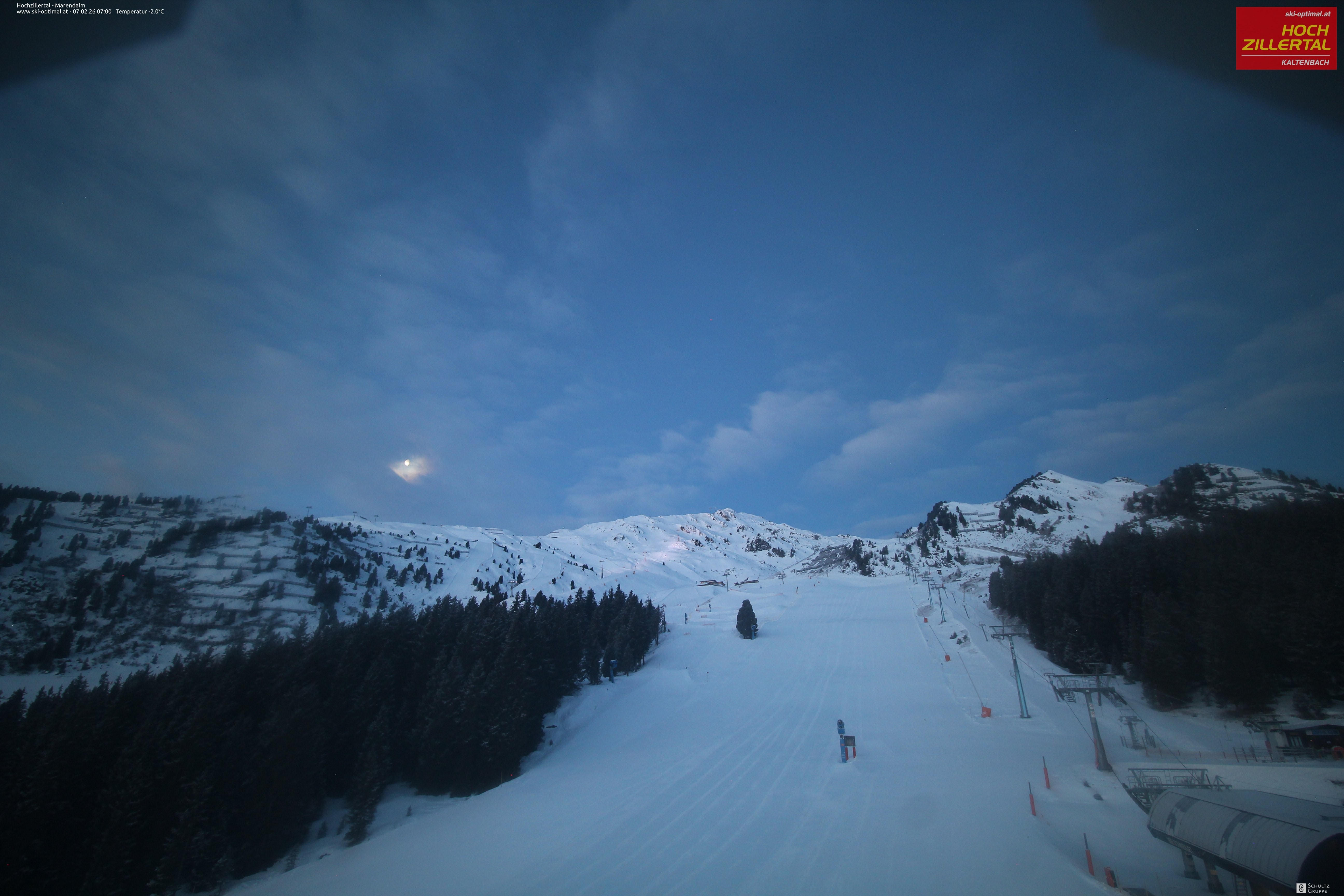 Archiv Foto Webcam Hochzillertal: Ausblick Marendalm
