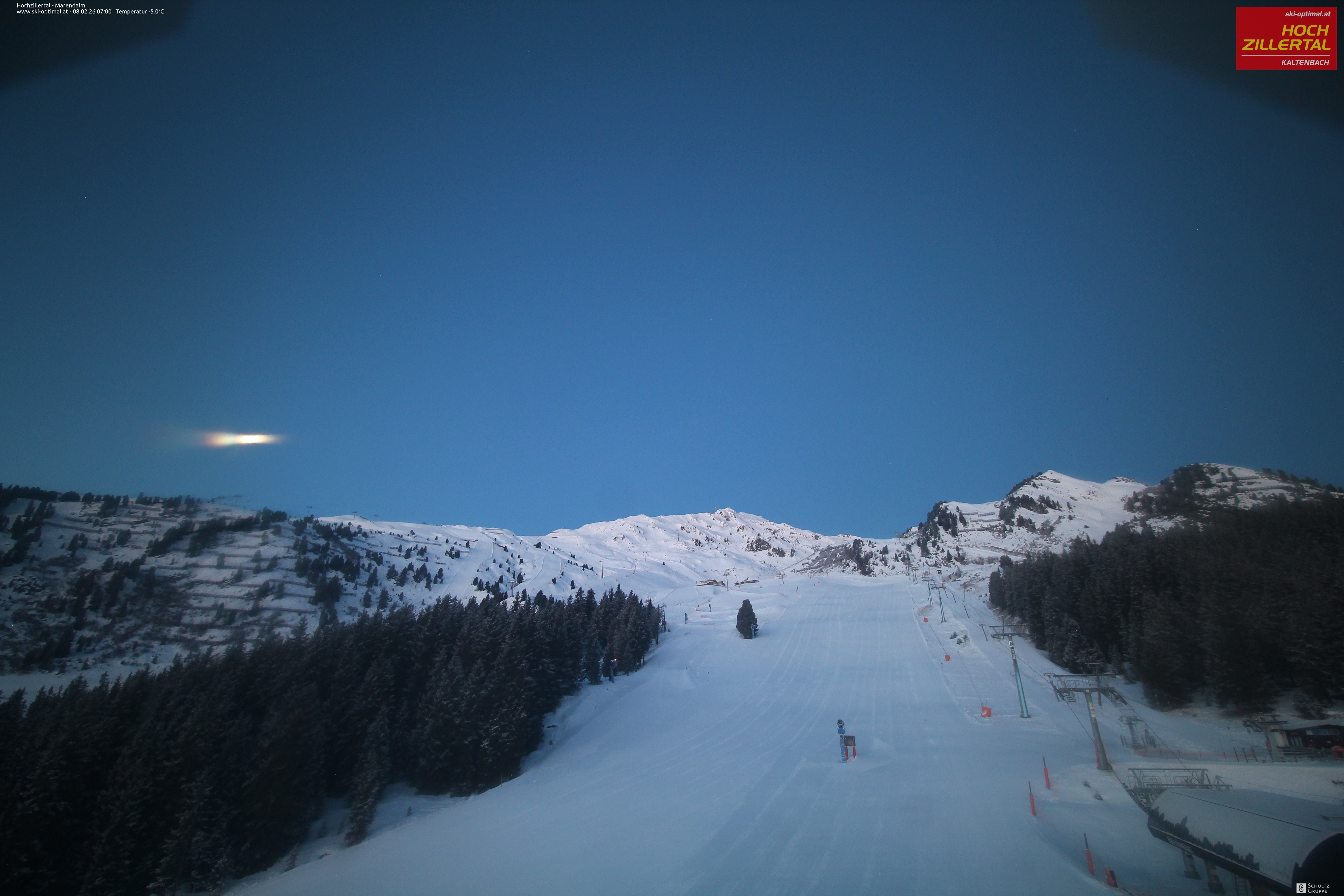 Archiv Foto Webcam Hochzillertal: Ausblick Marendalm