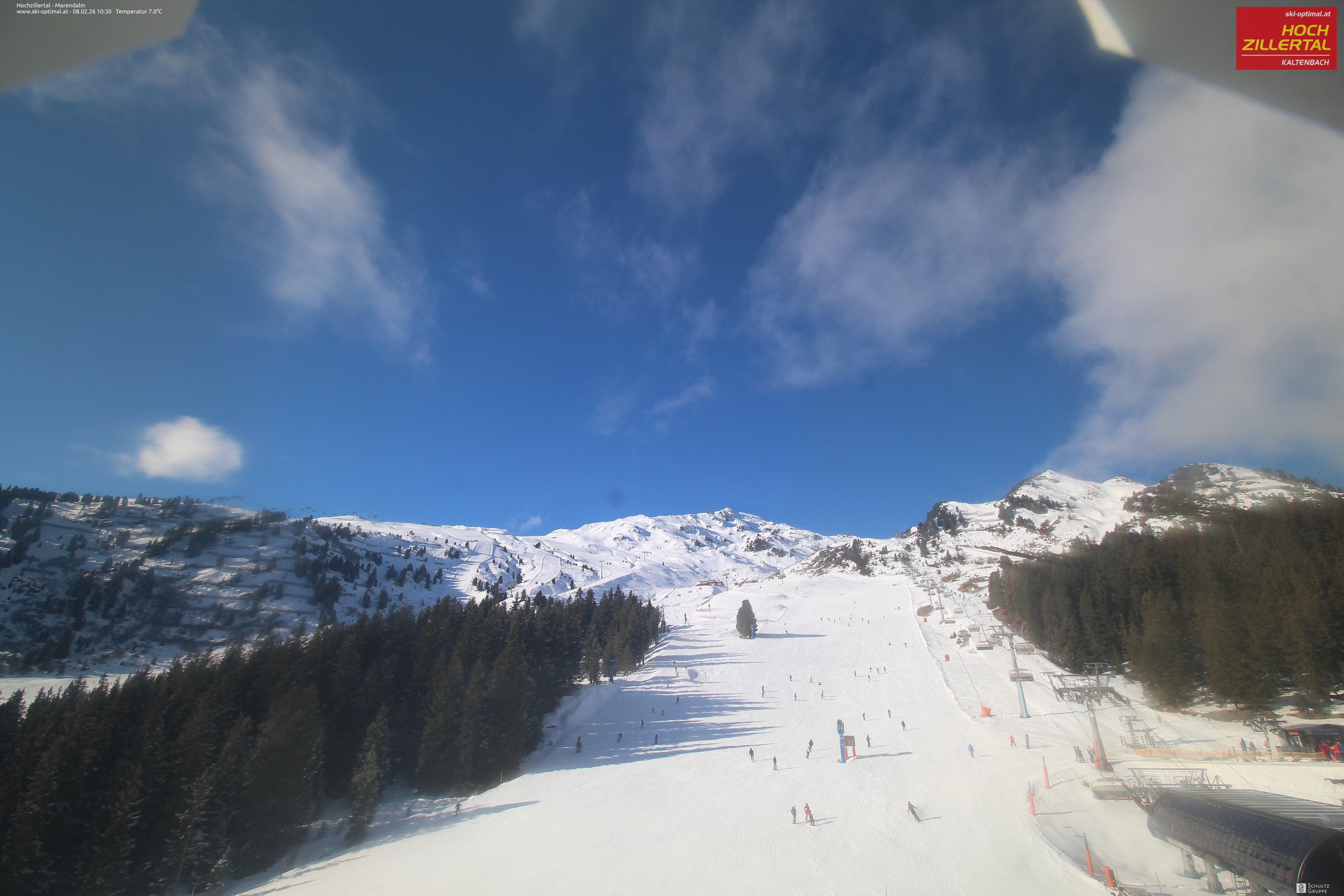 Archived image Webcam Hochzillertal - View from Marendalm