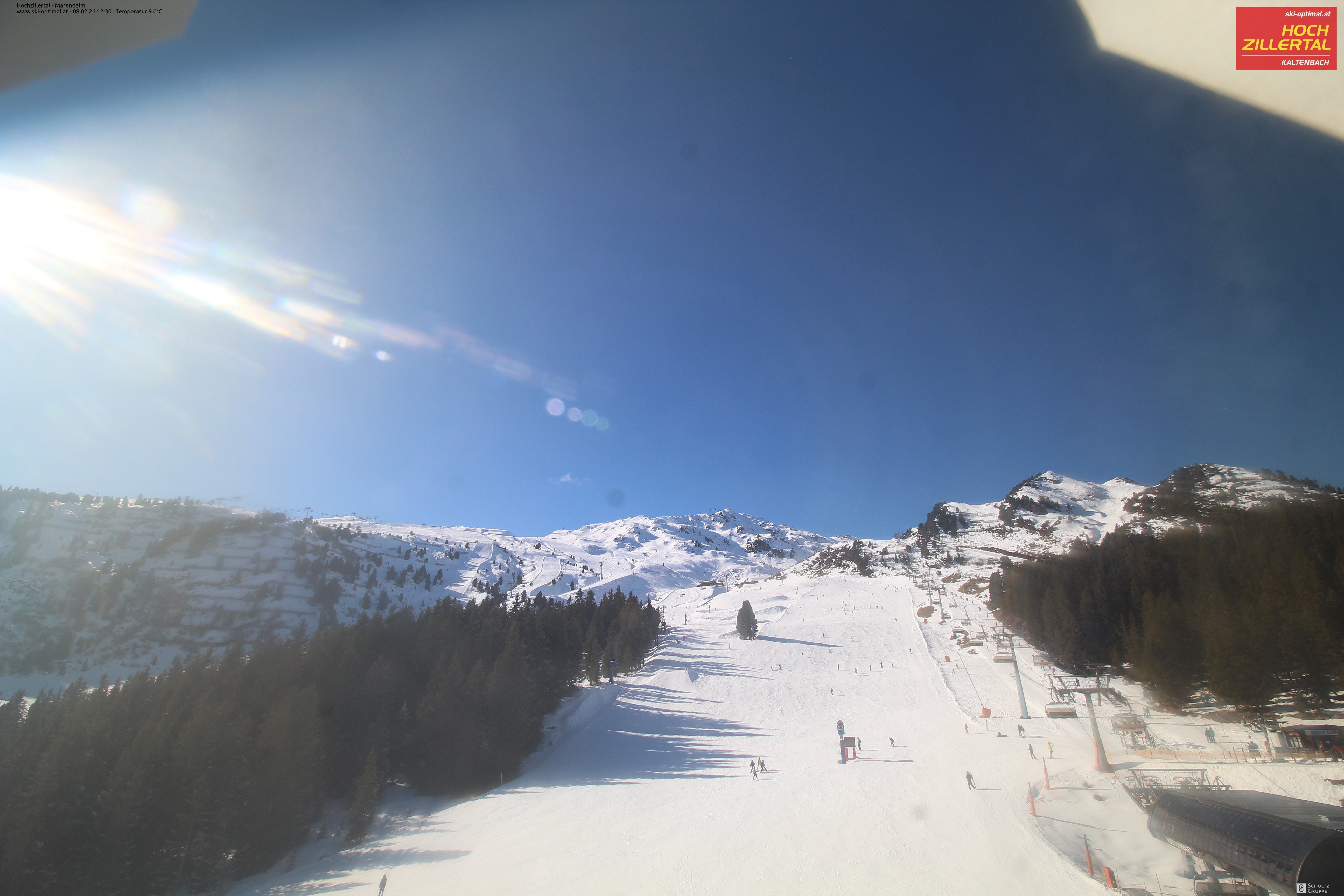 Archived image Webcam Hochzillertal - View from Marendalm