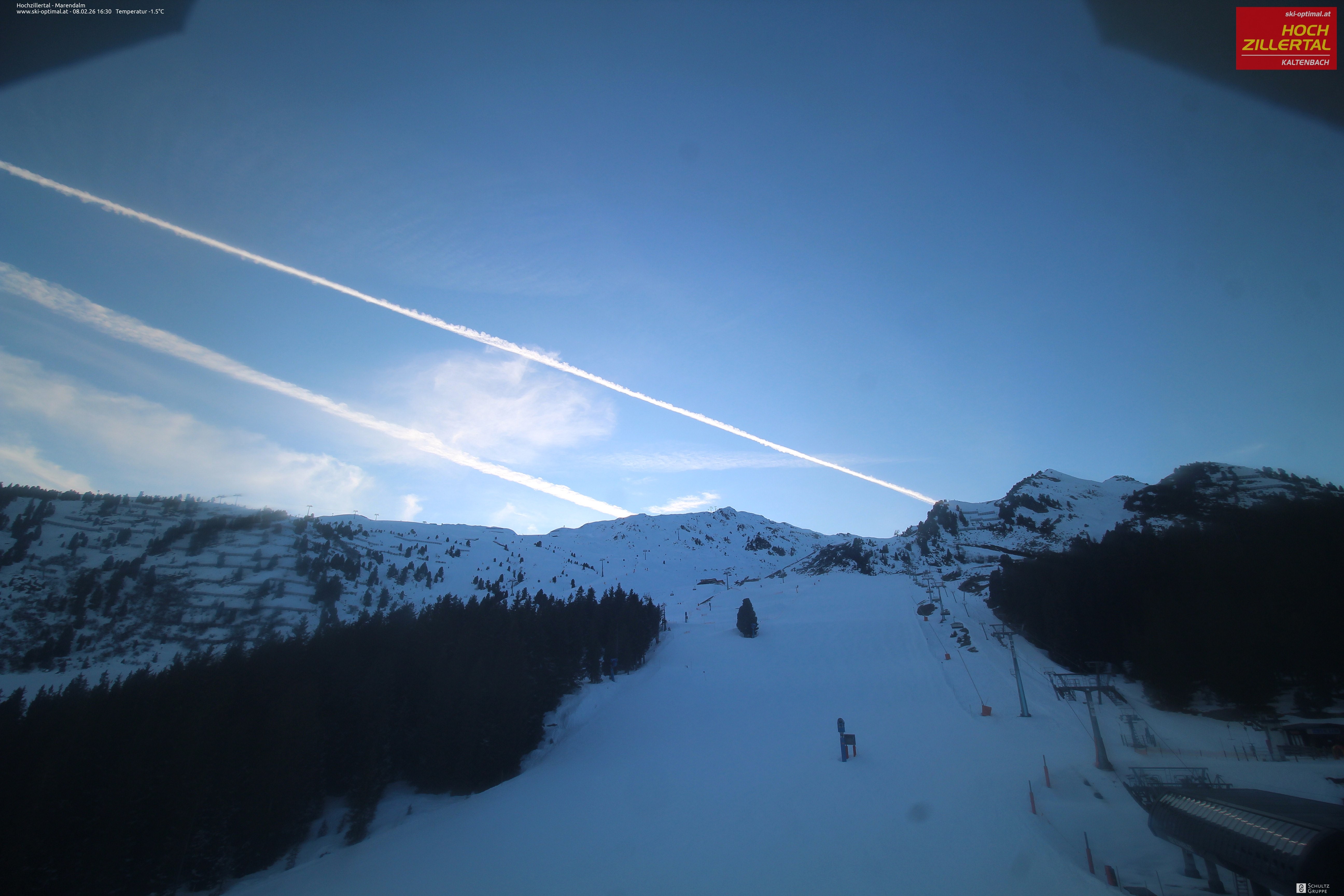 Archived image Webcam Hochzillertal - View from Marendalm