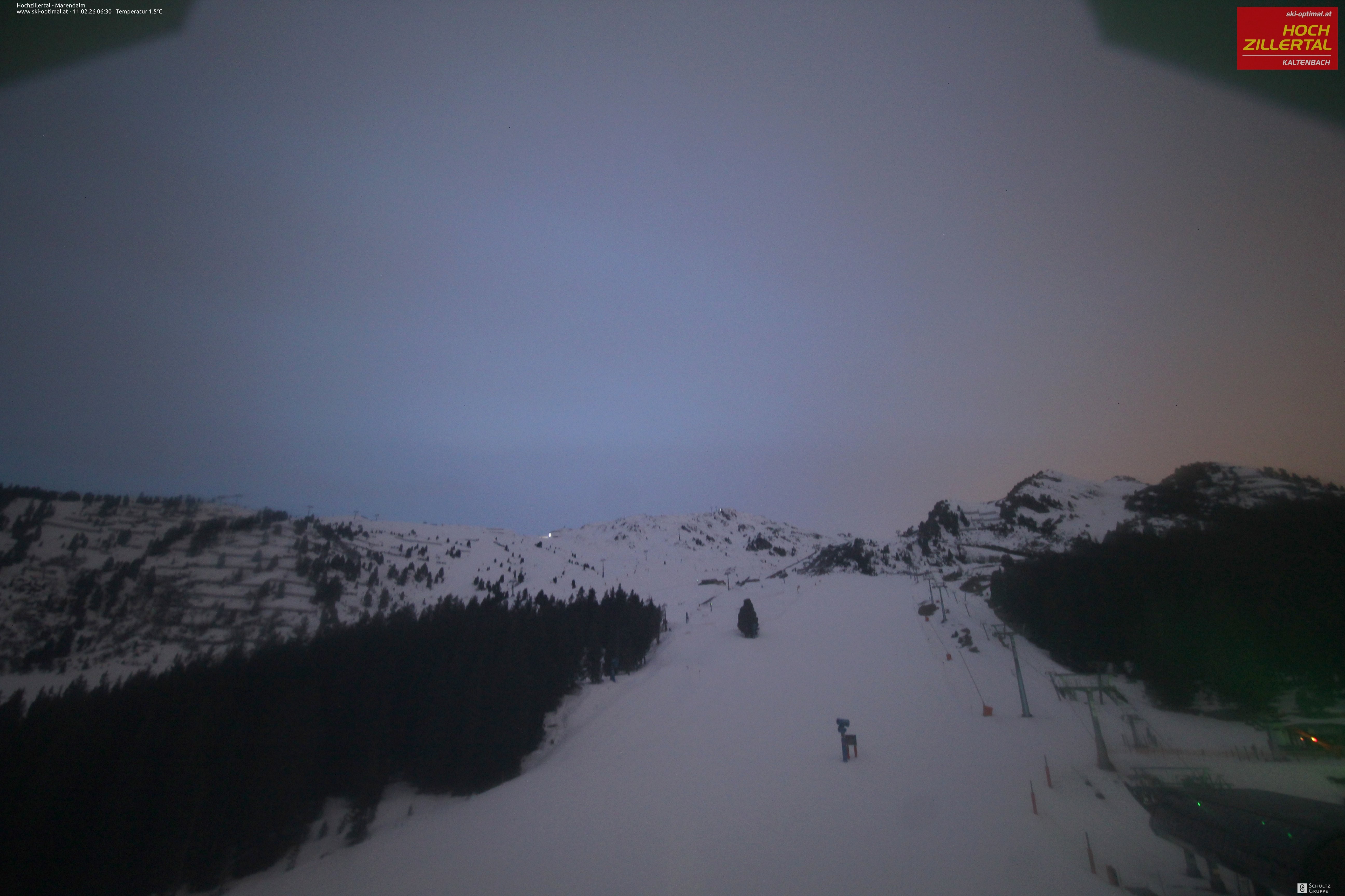 Archiv Foto Webcam Hochzillertal: Ausblick Marendalm