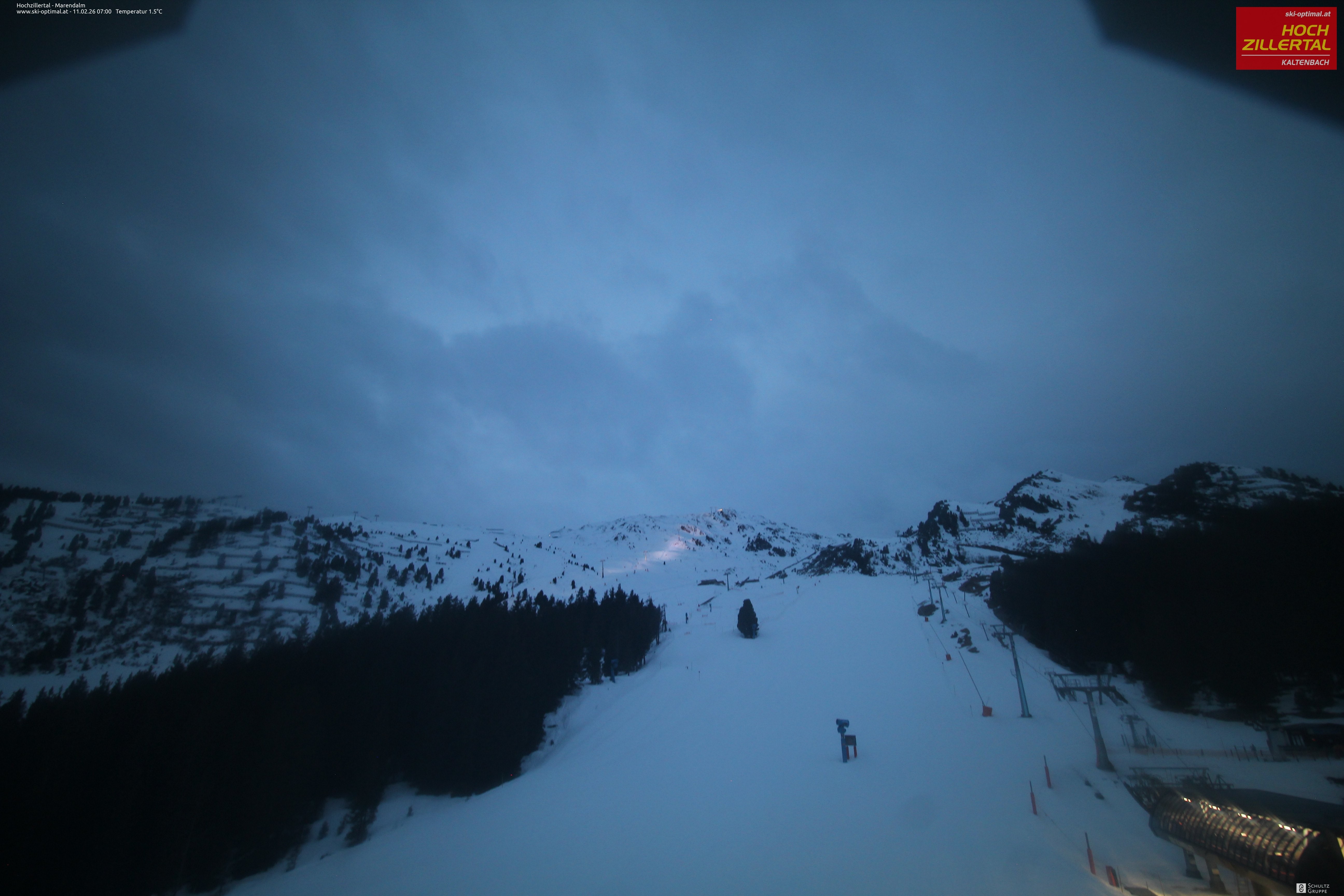 Archiv Foto Webcam Hochzillertal: Ausblick Marendalm