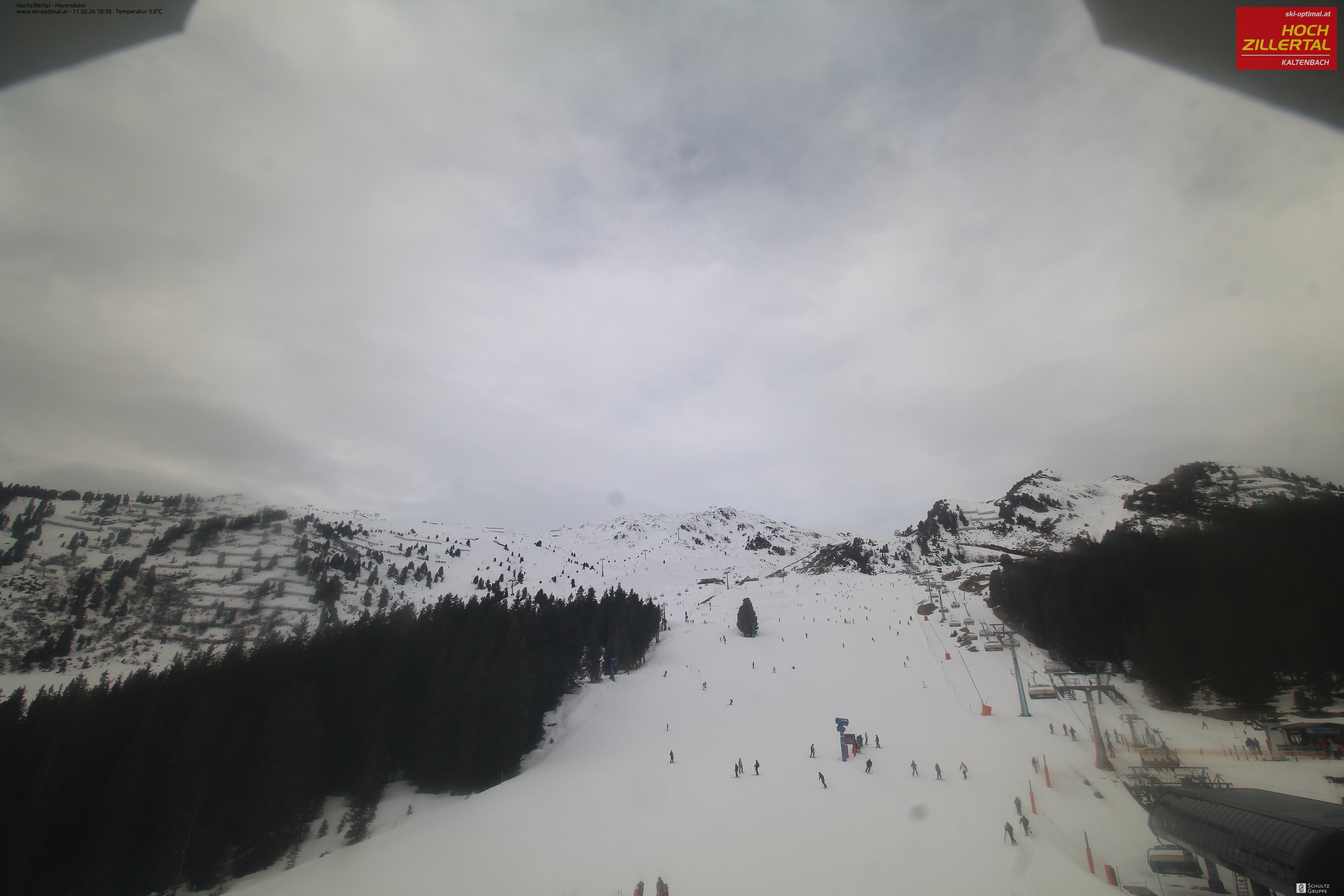 Archiv Foto Webcam Hochzillertal: Ausblick Marendalm