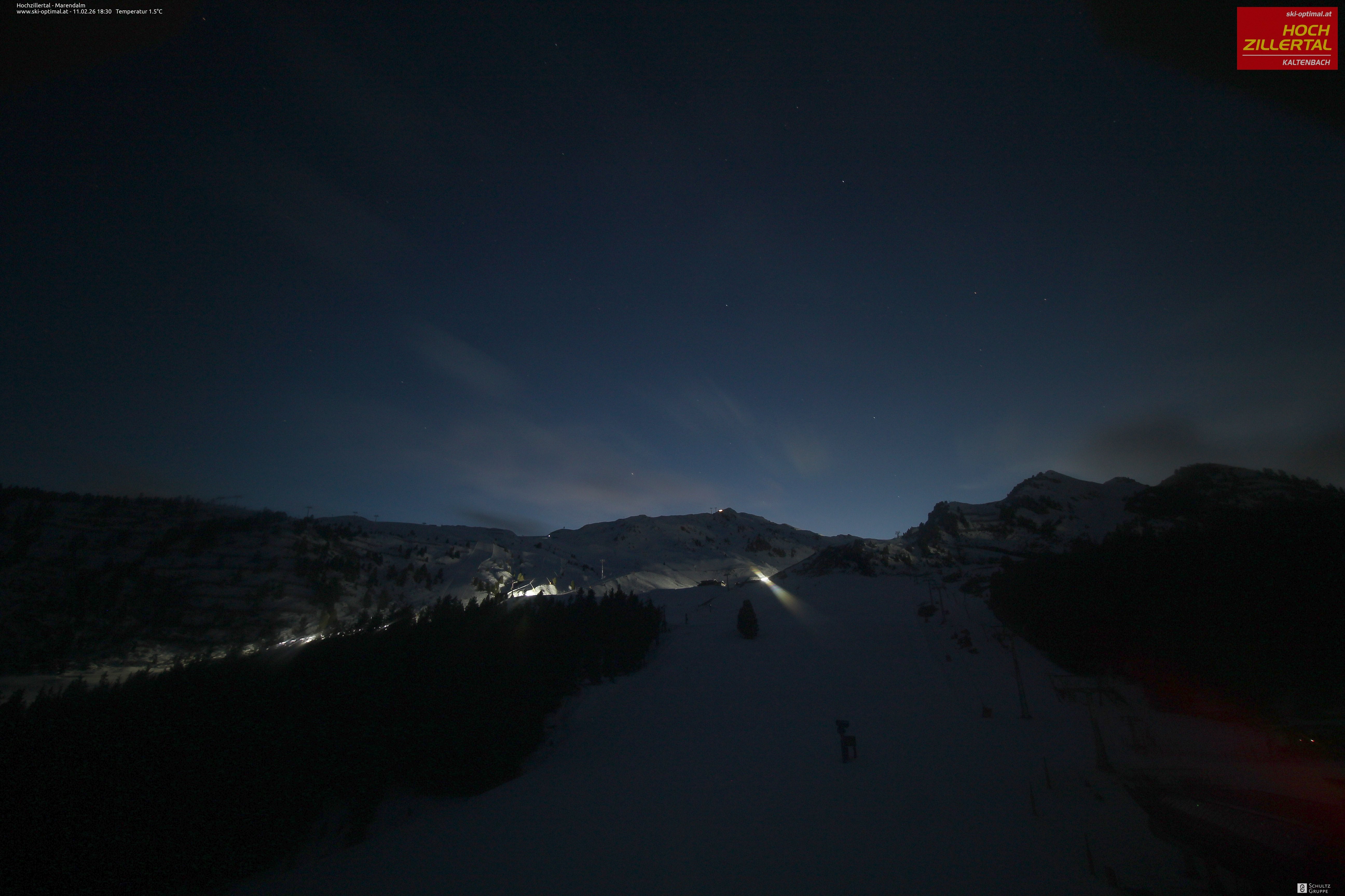 Archiv Foto Webcam Hochzillertal: Ausblick Marendalm