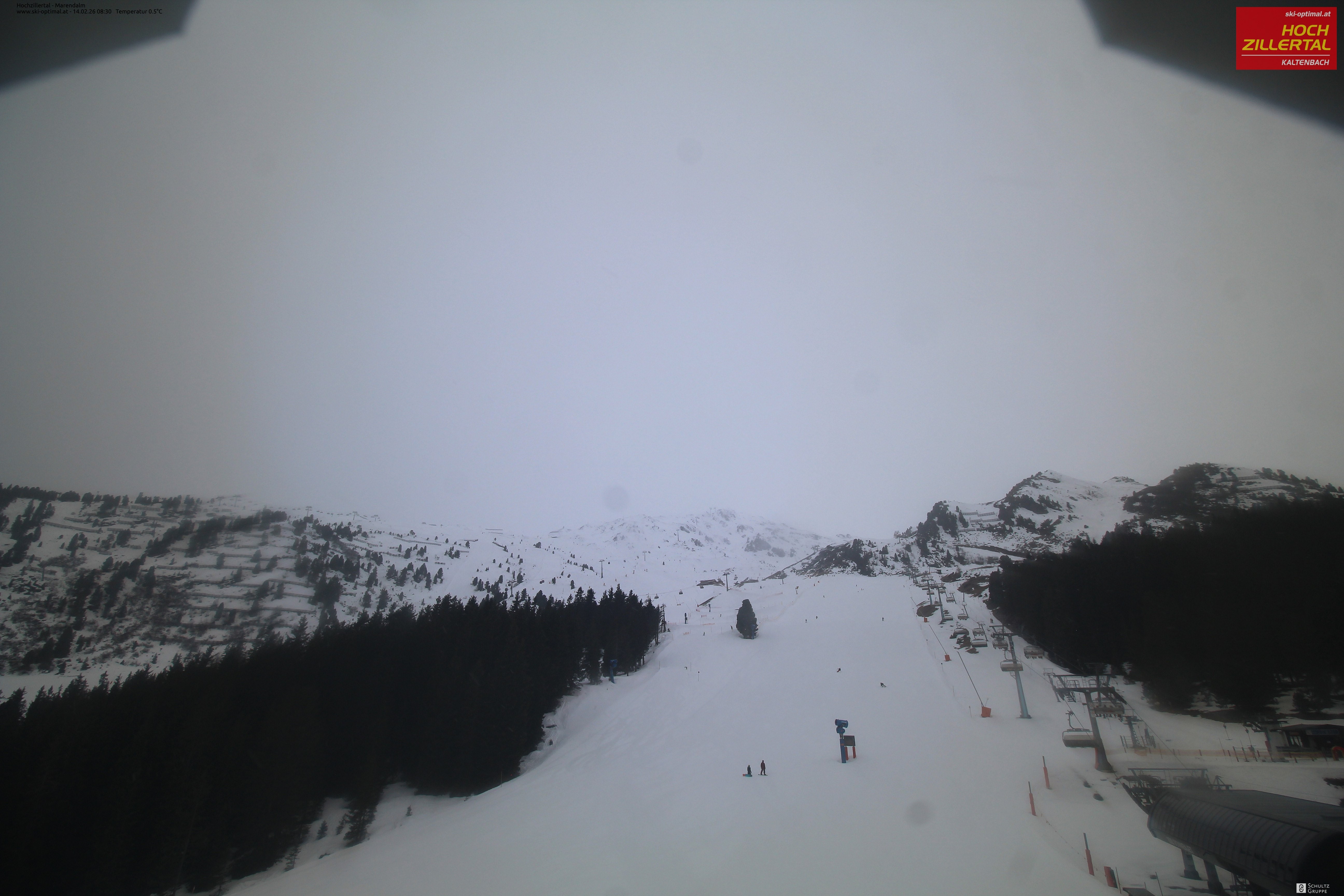 Archived image Webcam Hochzillertal - View from Marendalm
