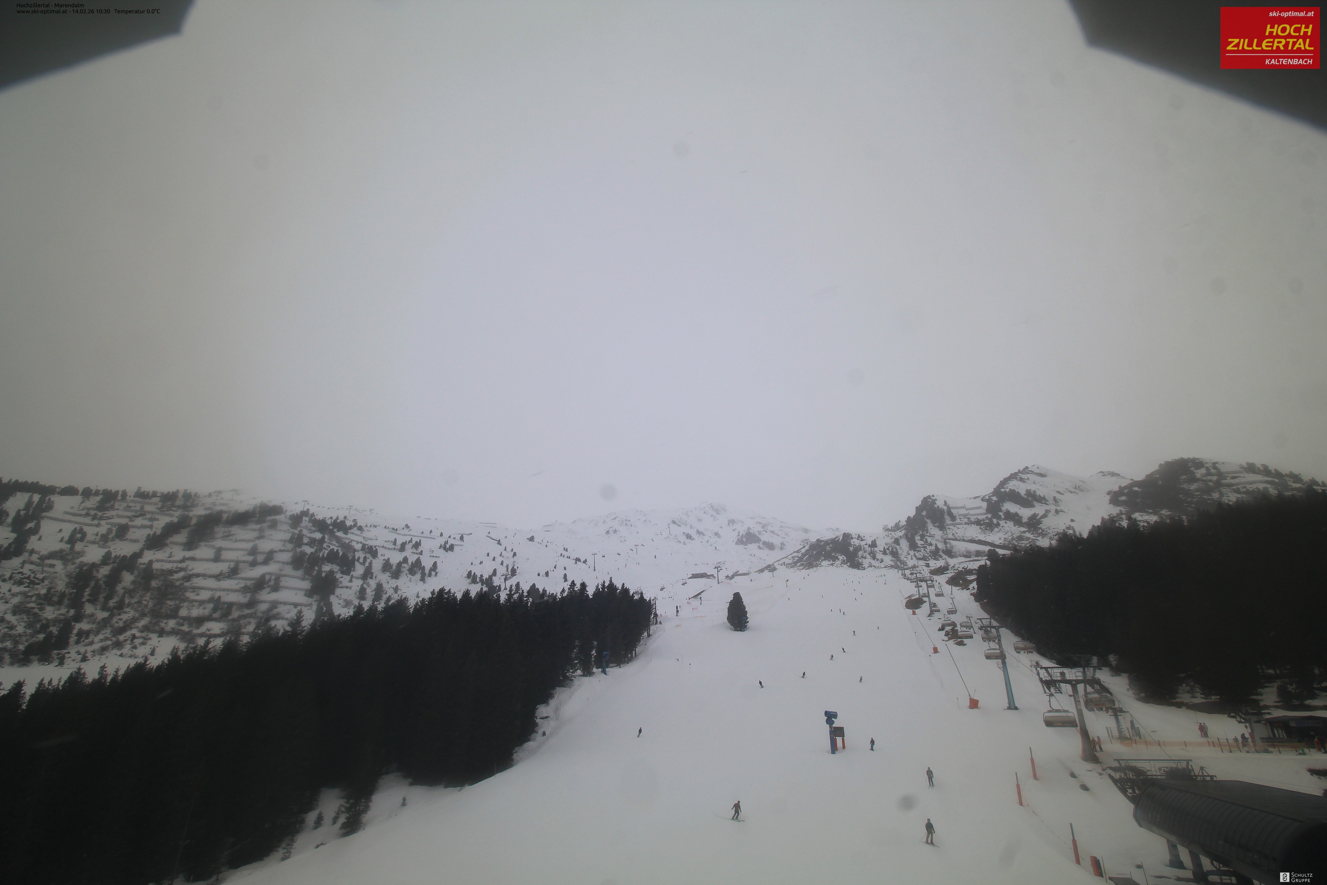 Archived image Webcam Hochzillertal - View from Marendalm