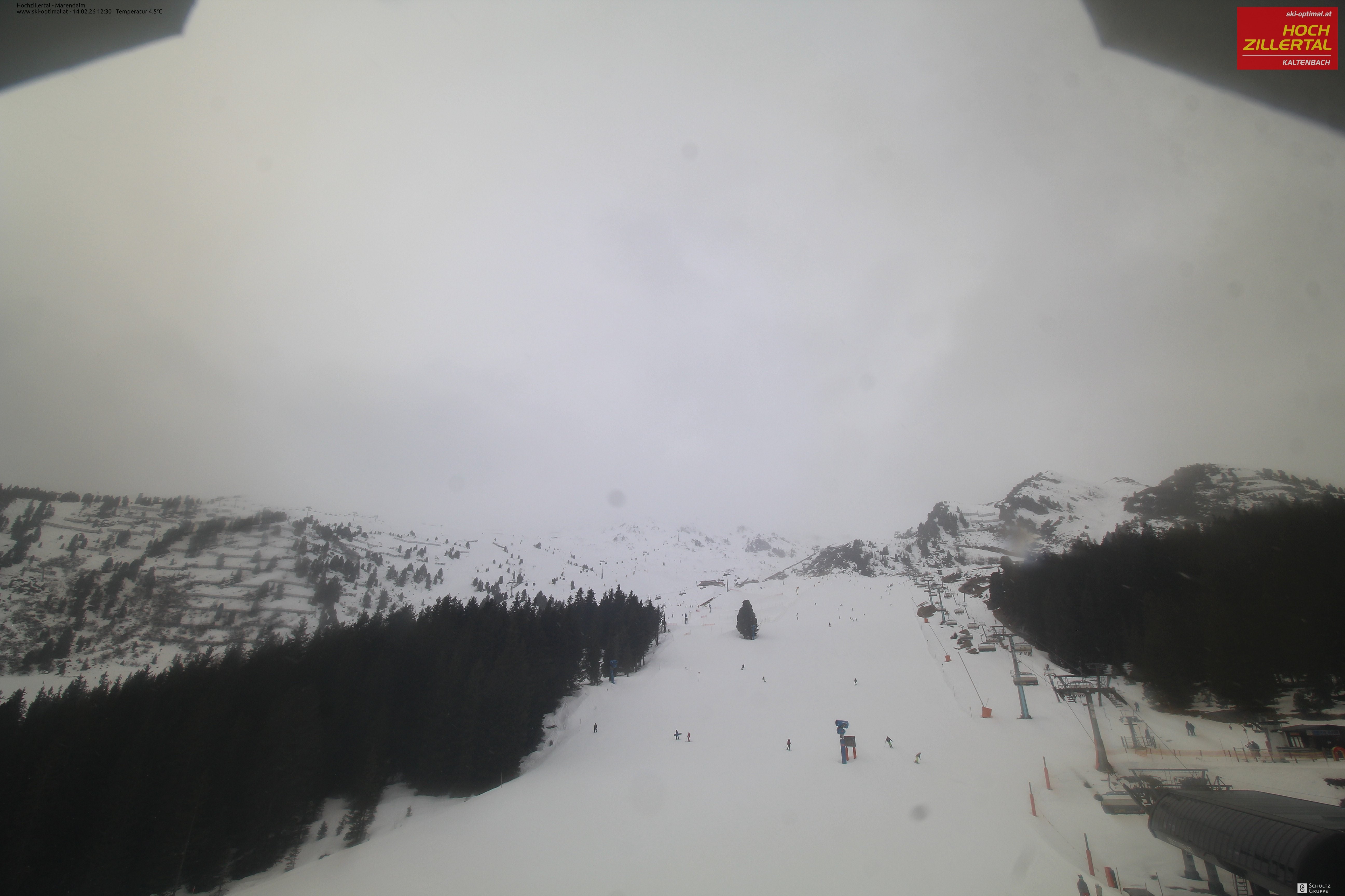 Archived image Webcam Hochzillertal - View from Marendalm