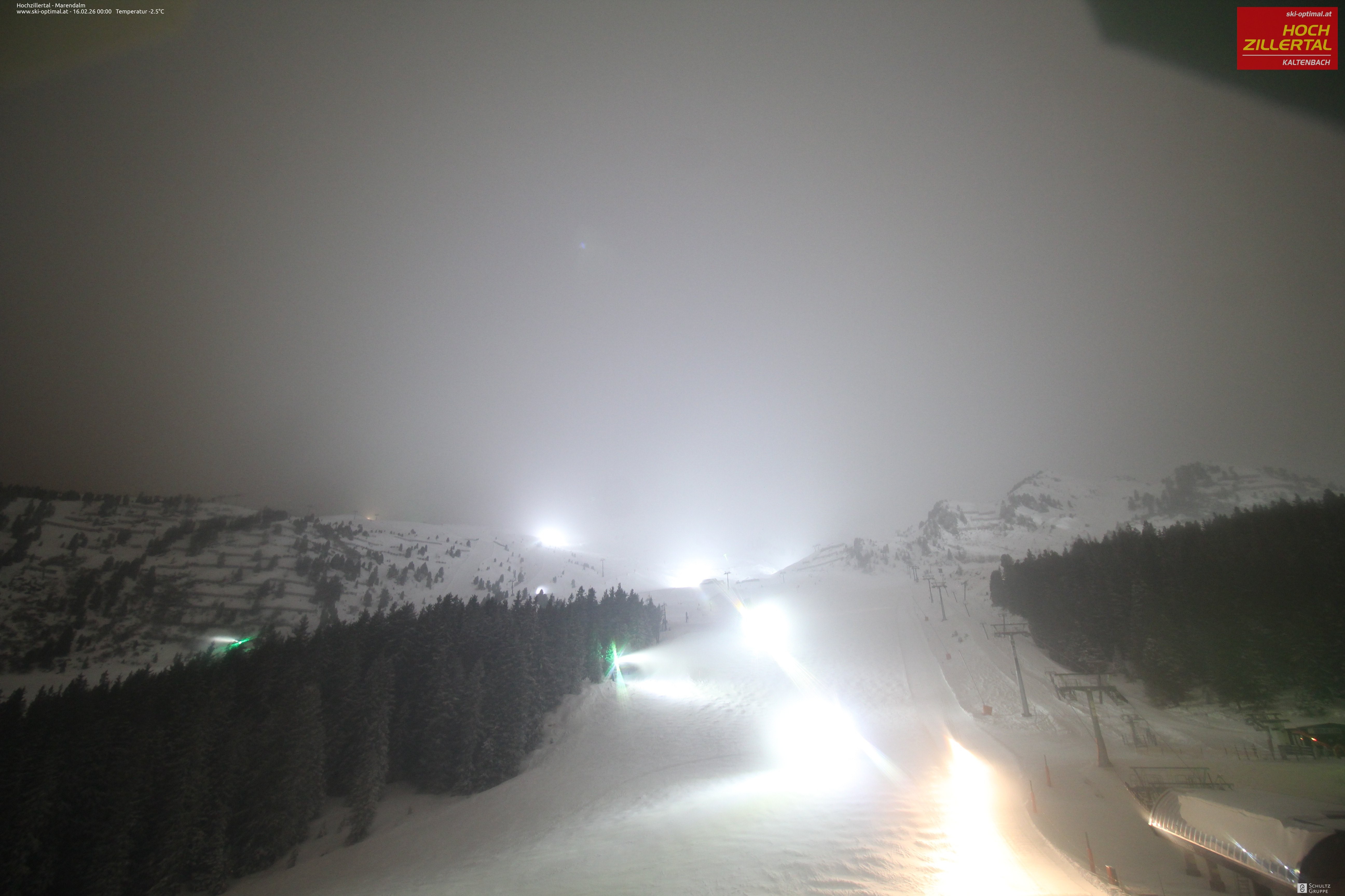 Archiv Foto Webcam Hochzillertal: Ausblick Marendalm