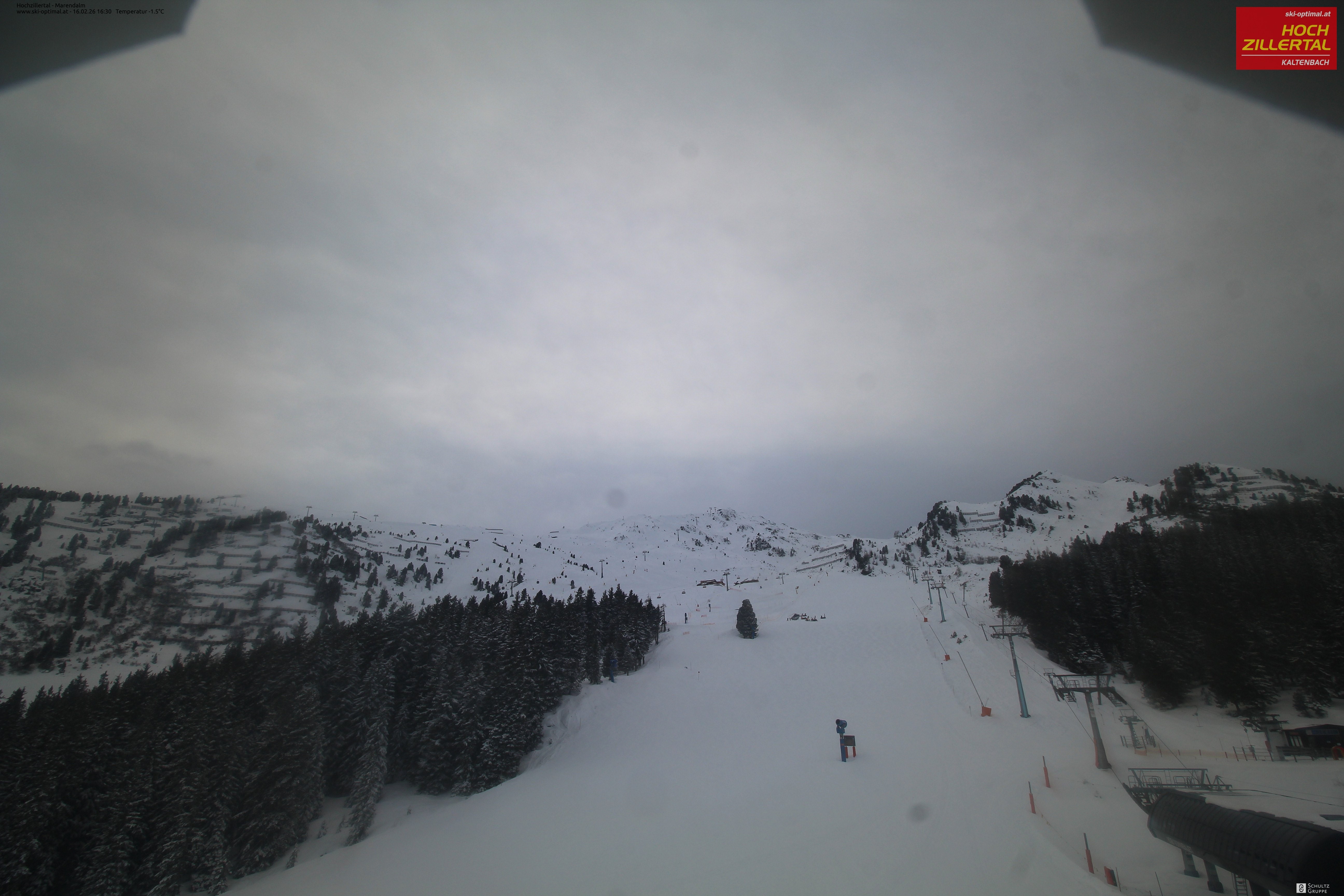 Archiv Foto Webcam Hochzillertal: Ausblick Marendalm